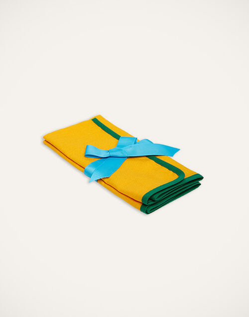 La DoubleJ Large Napkins Set Of 2 Rainbow Zafferano NAP0010LIN006RAI0021