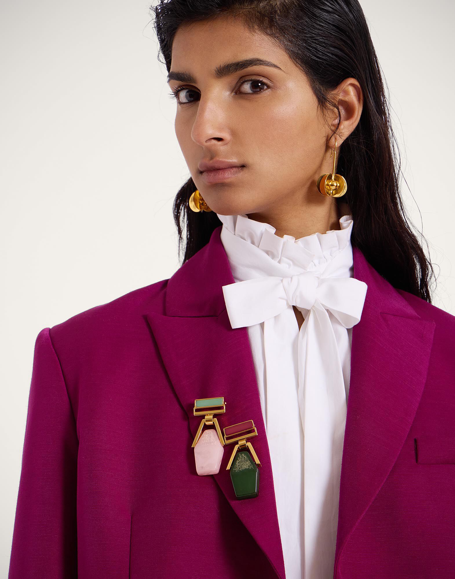 La DoubleJ Jones Jacket Solid Purple JAC0106CAD001SOLIDPU01