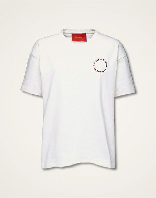 La DoubleJ Sisterhood Tee Solid Print TSH0020JER029SOP0001