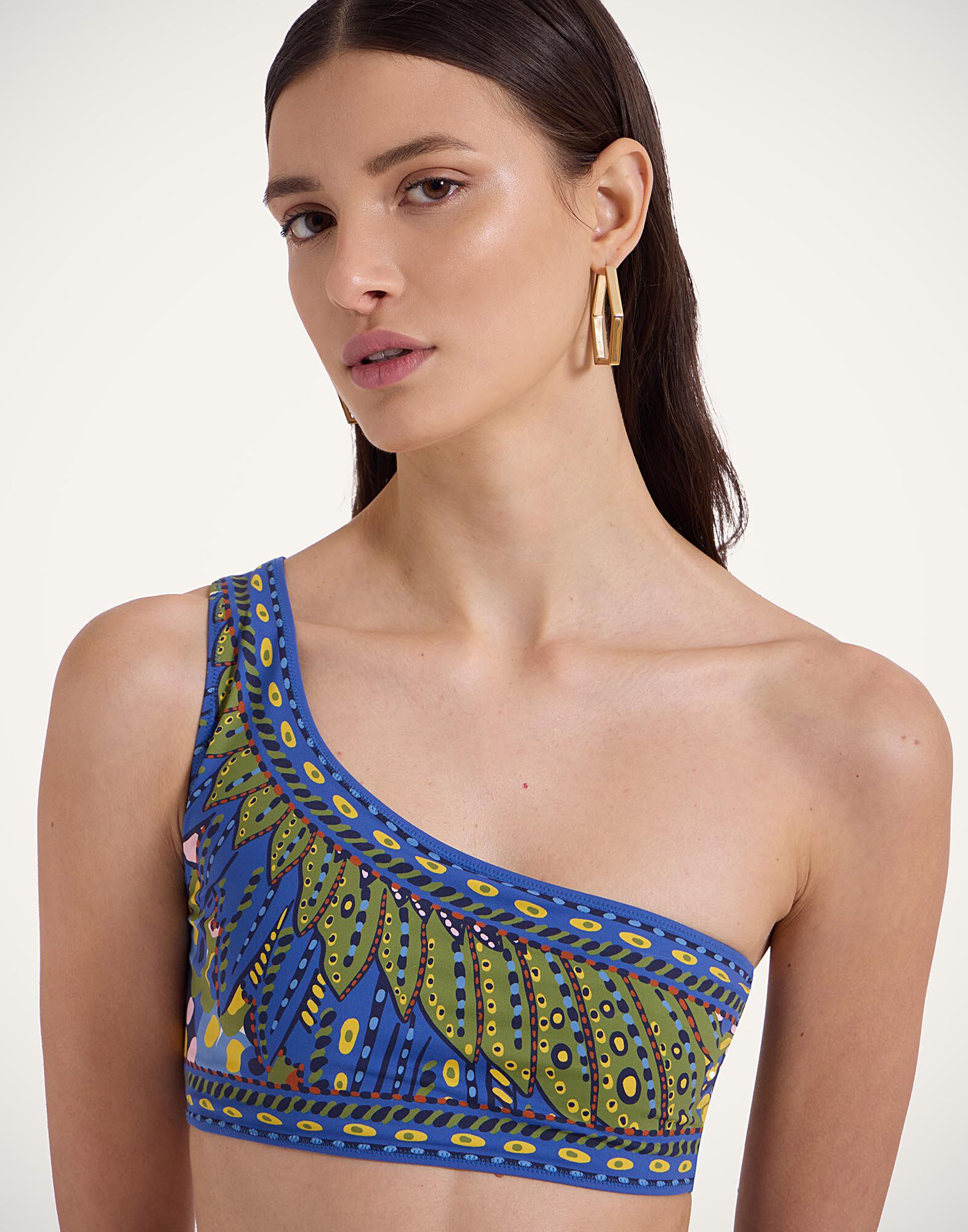 La DoubleJ Goddess Top Chakra Plac&eacute;e Multicolor SWI0057LYC006CHA05MU01