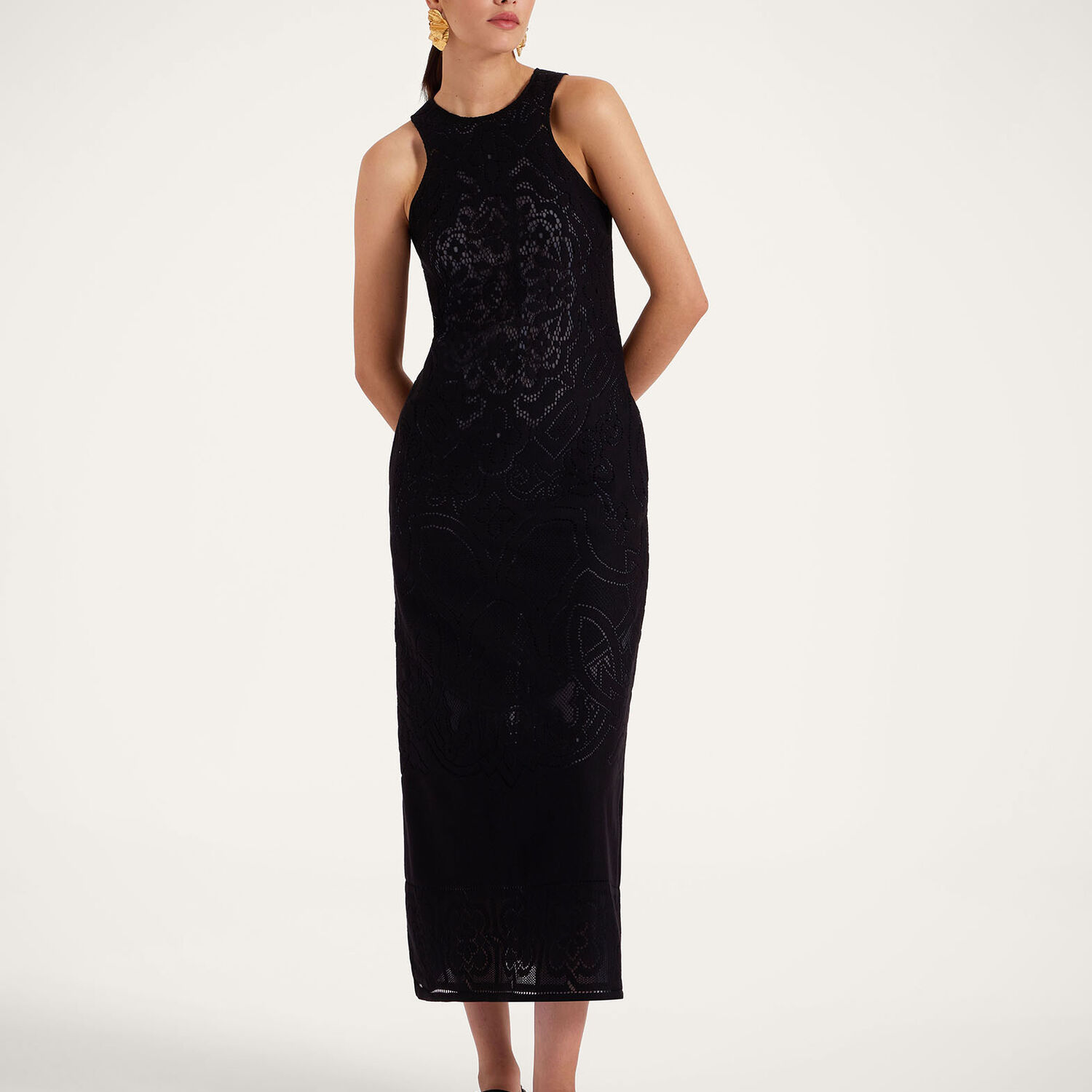 La Double J Lacey Racer Dress