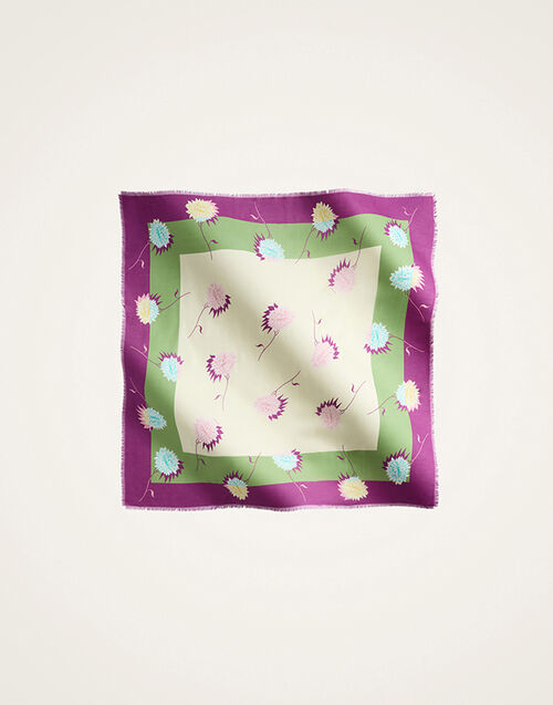 La DoubleJ Foulard 120 Derby Plac&eacute;e Multicolor SCA0049MOS001DER03MU01