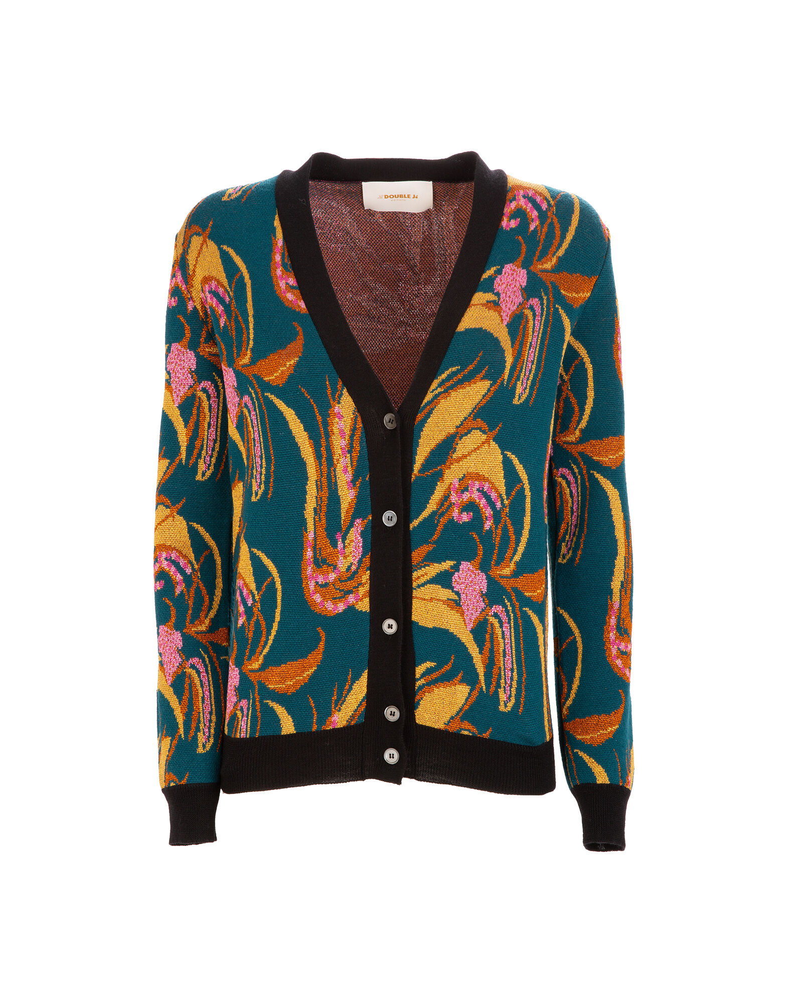LaDoubleJ Cardigan Windy Flowers Blu PUL0016KNI011WIN0002