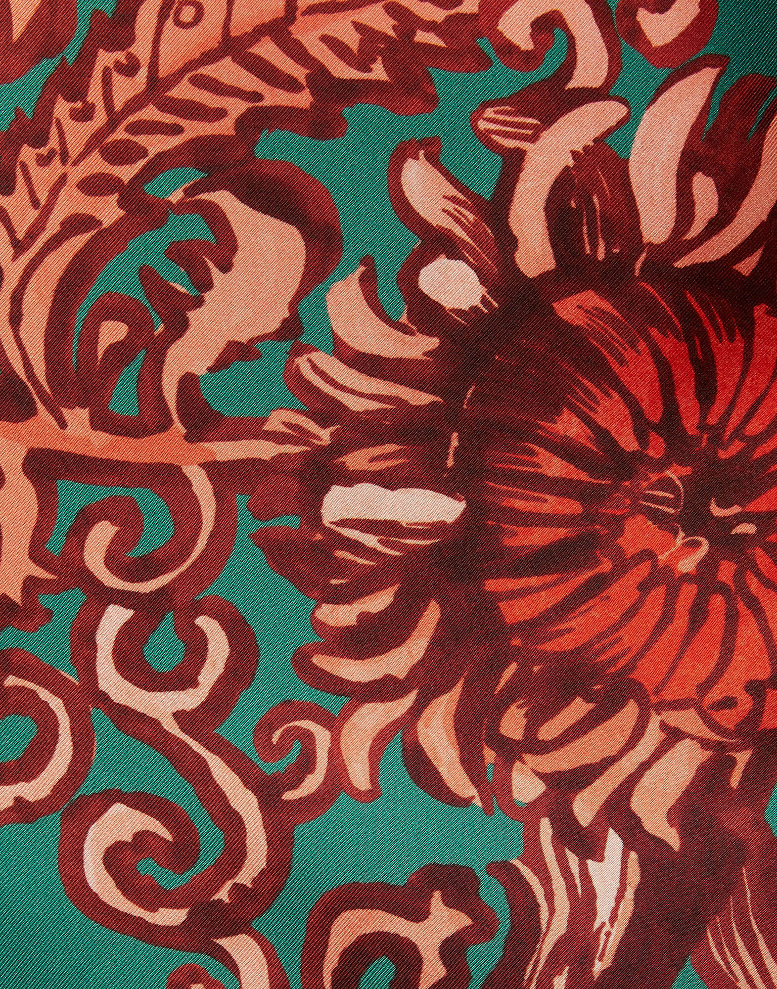 La DoubleJ Palazzo Pants Anemone Ghirlanda TRO0003SIL001ANE03GR02