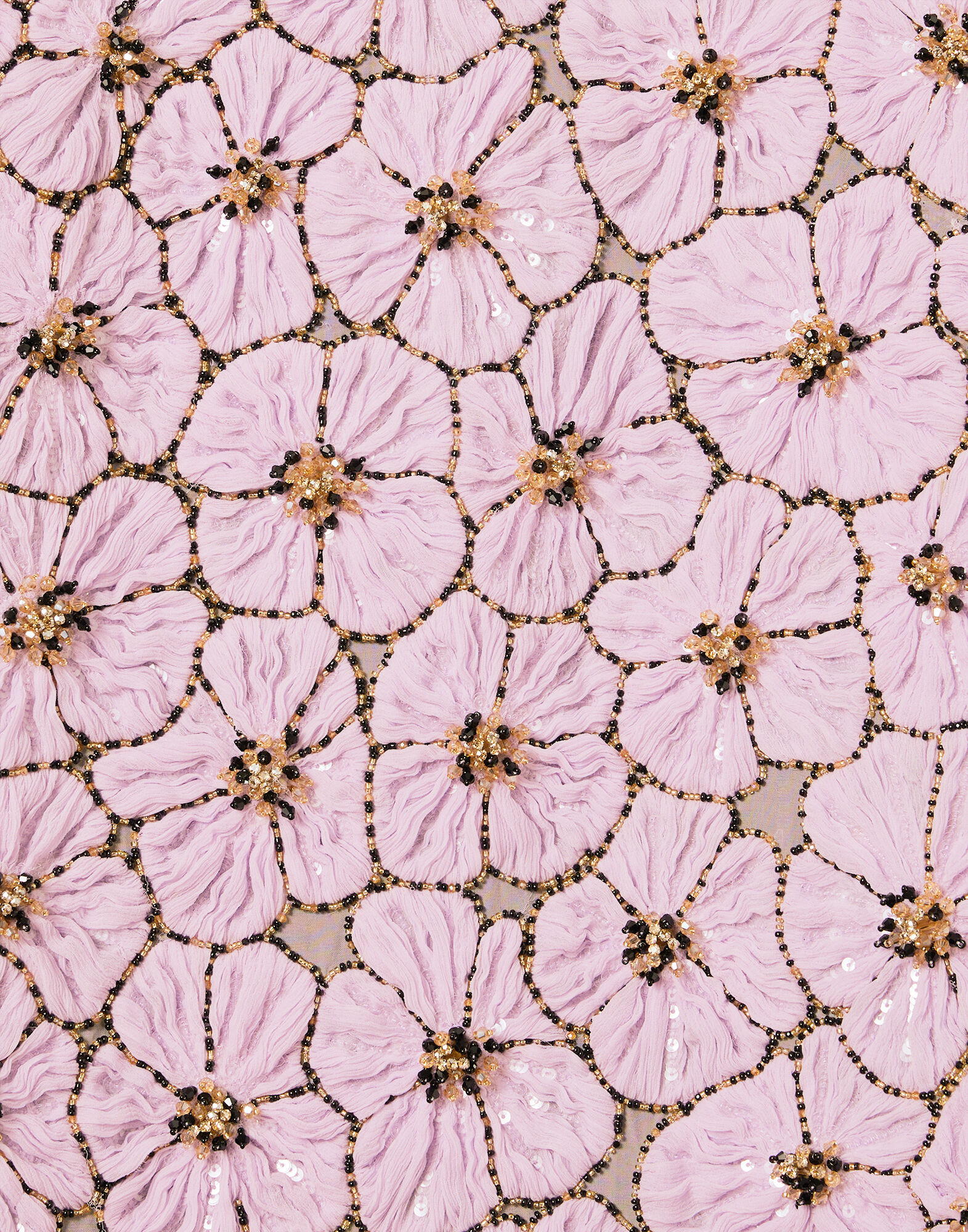 La DoubleJ Mini Swing Dress Solid Lilac DRE0973EMB110CAM01PU02