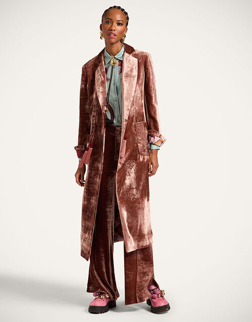 La DoubleJ Duster Coat Solid Dusty Pink JAC0166VEL019SOLIDPI10