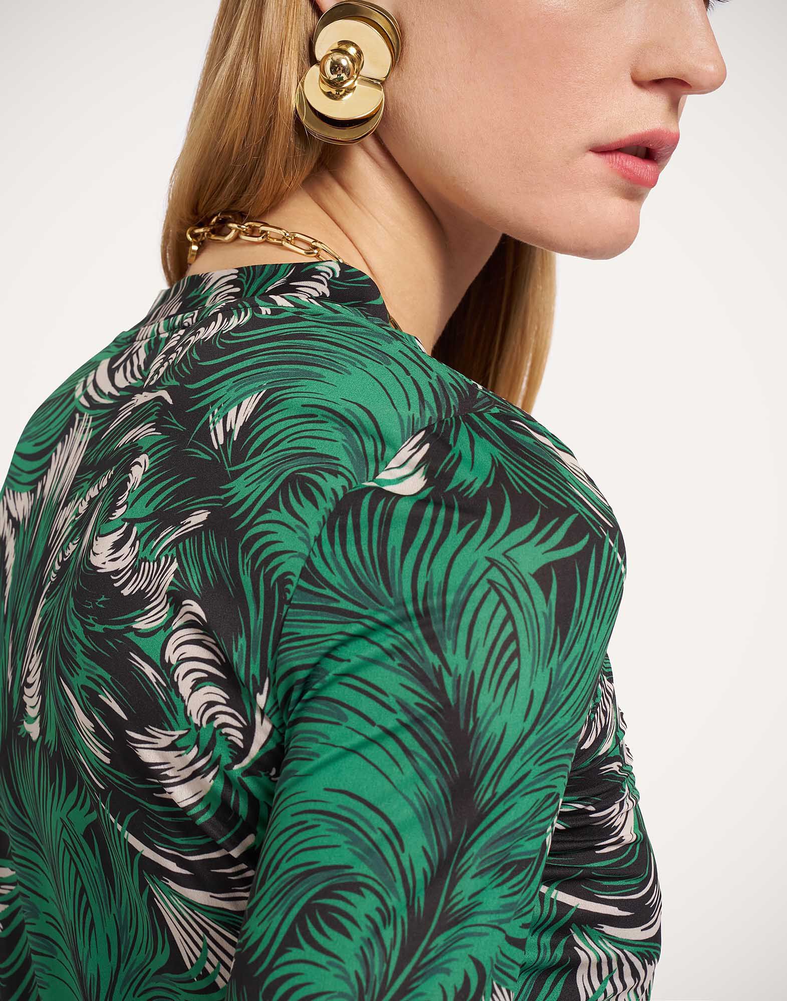 La DoubleJ Crew Top Quill Green TOP0024JER086QLL01GR02