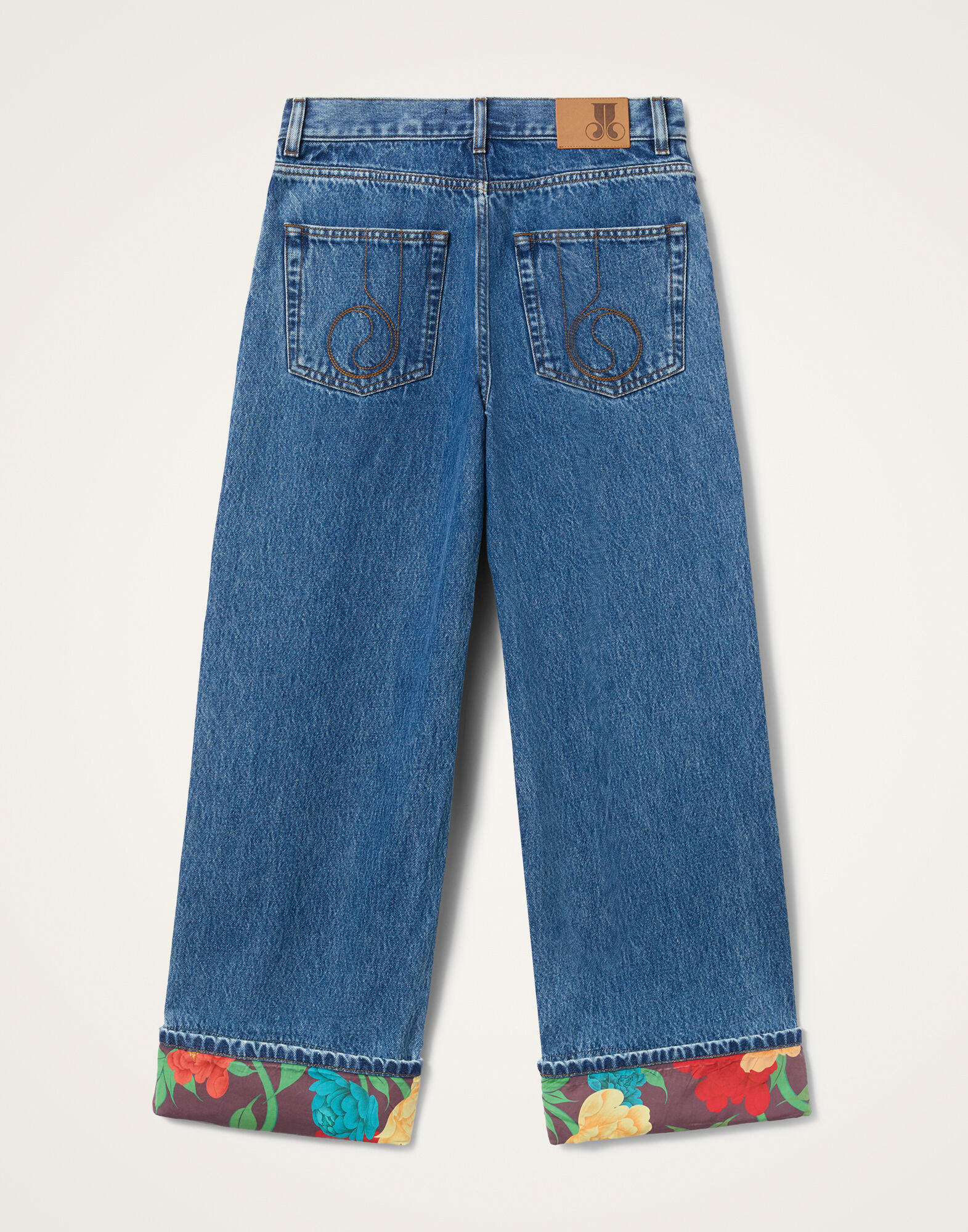 La DoubleJ Better Than Your Boyfriend's Jeans Solid Indigo TRO0200DEN016SOLIDBU15