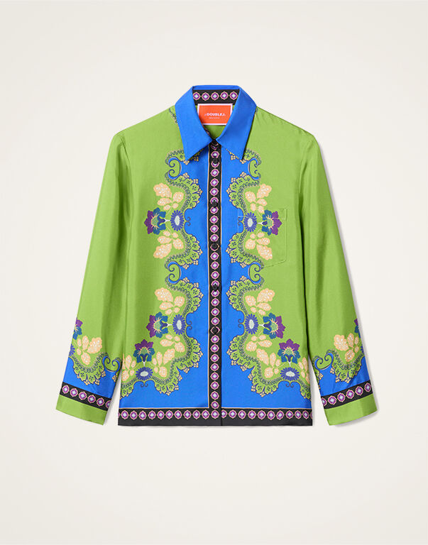LDJ Icons - The Boy Shirt, a Printed Silk Shirt | La DoubleJ