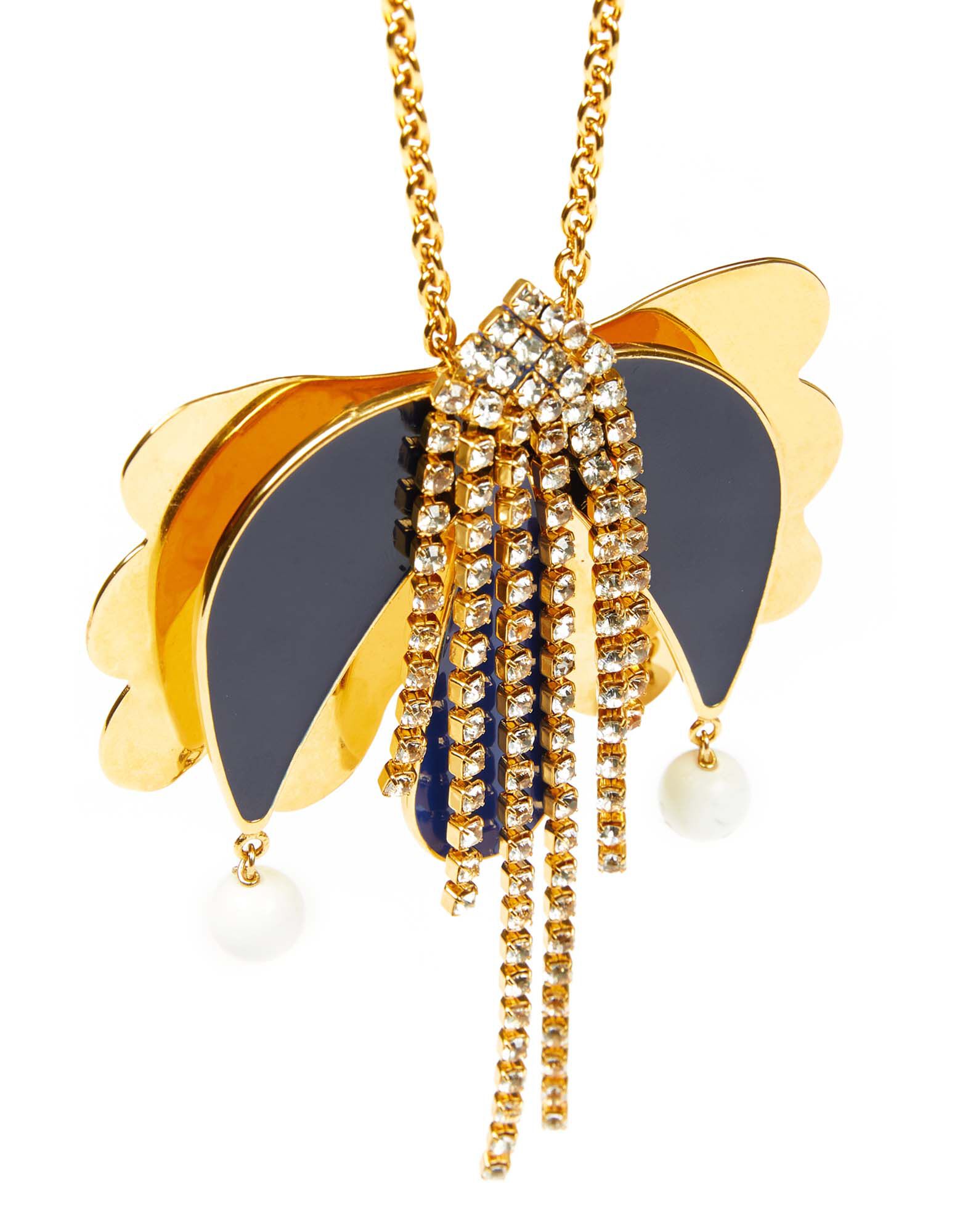 LaDoubleJ Tulip Necklace Oro Blu NEC0005BRA001GOL0003