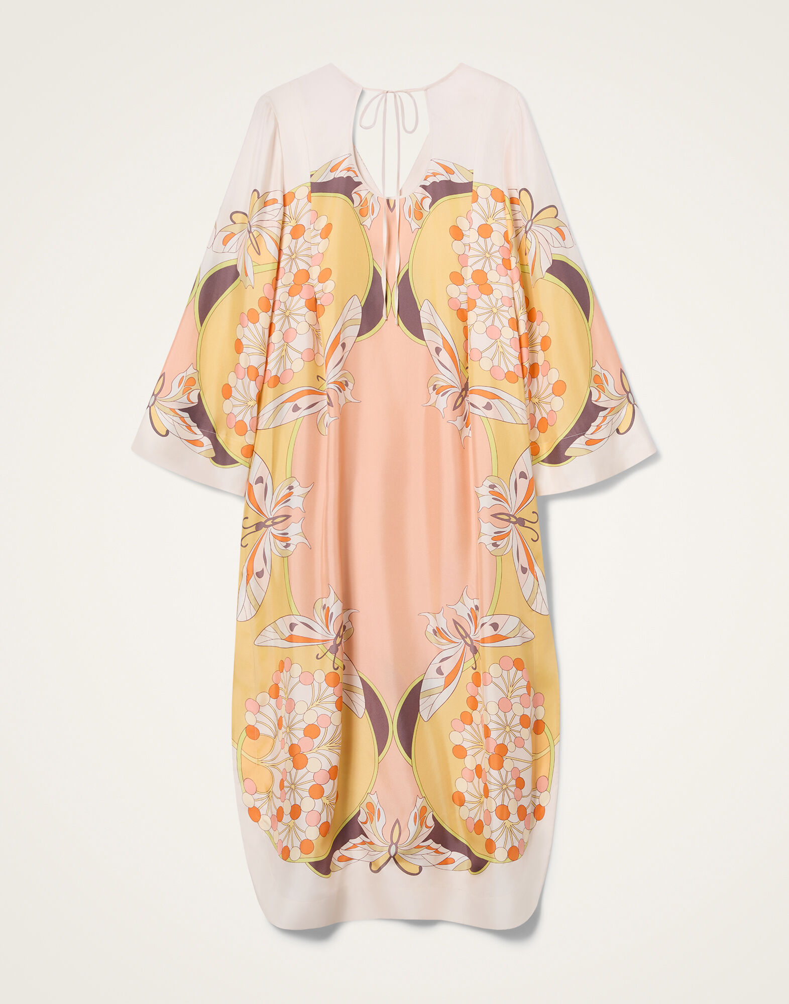 La DoubleJ Twin Flame Dress Florette Plac&eacute;e Pale Pink DRE1022SIL029FLO08PI02