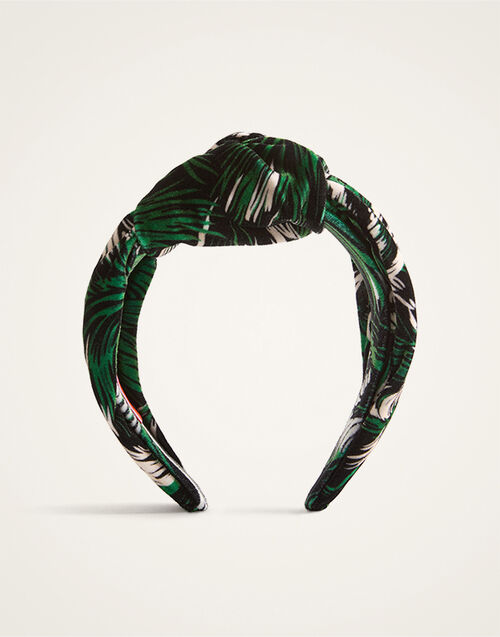La DoubleJ Love Knot Headband Quill Green HEB0015VEL006QLL01GR02