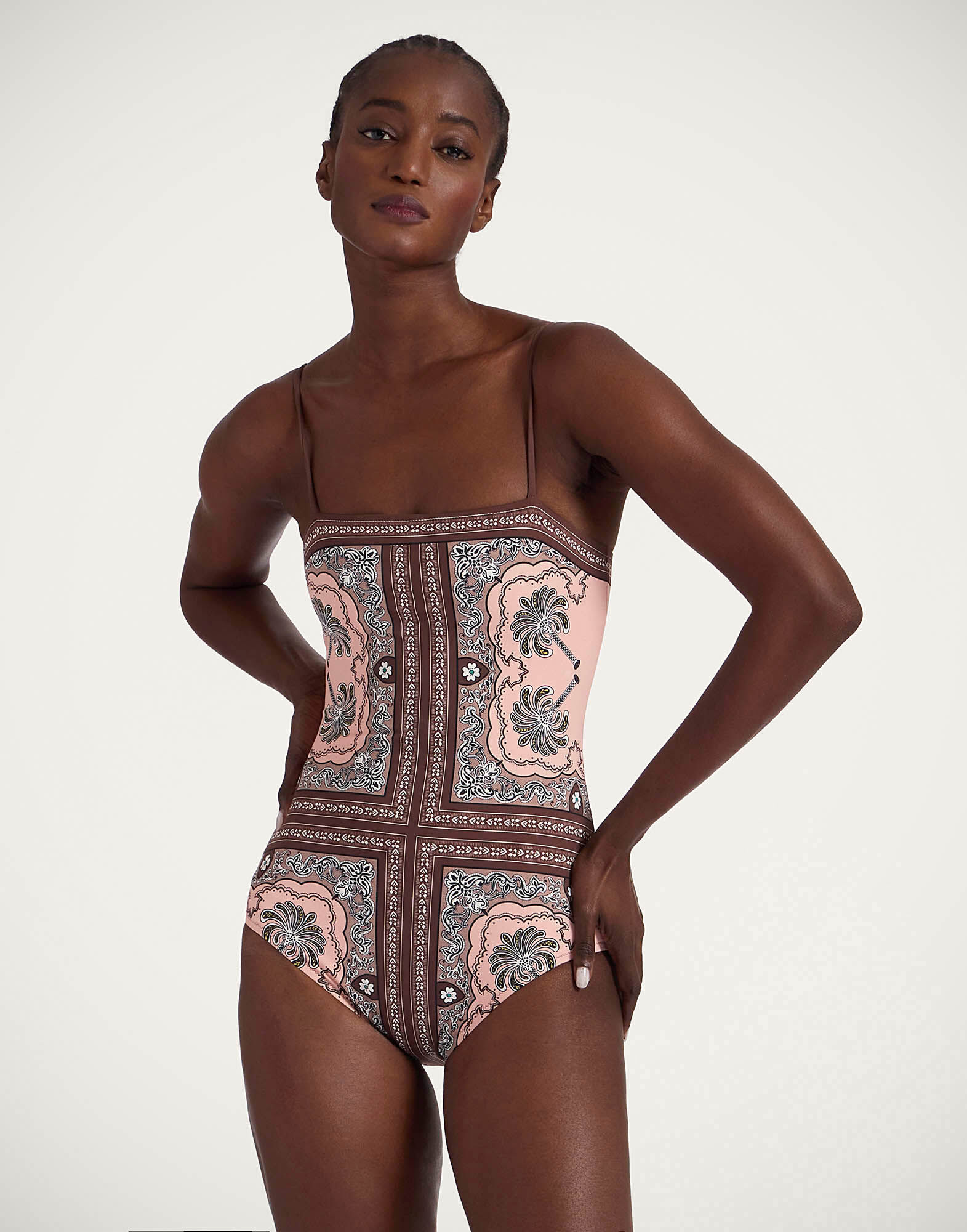 La DoubleJ Elle Swimsuit Mirage Plac&eacute;e Pink SWI0055LYC006AGE01PI01