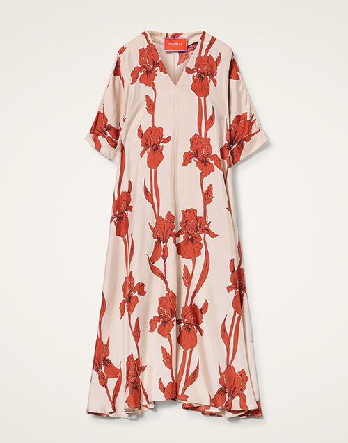 La DoubleJ Muumuu Dress Iris Dark Orange DRE0308SIL001IRS04OR03