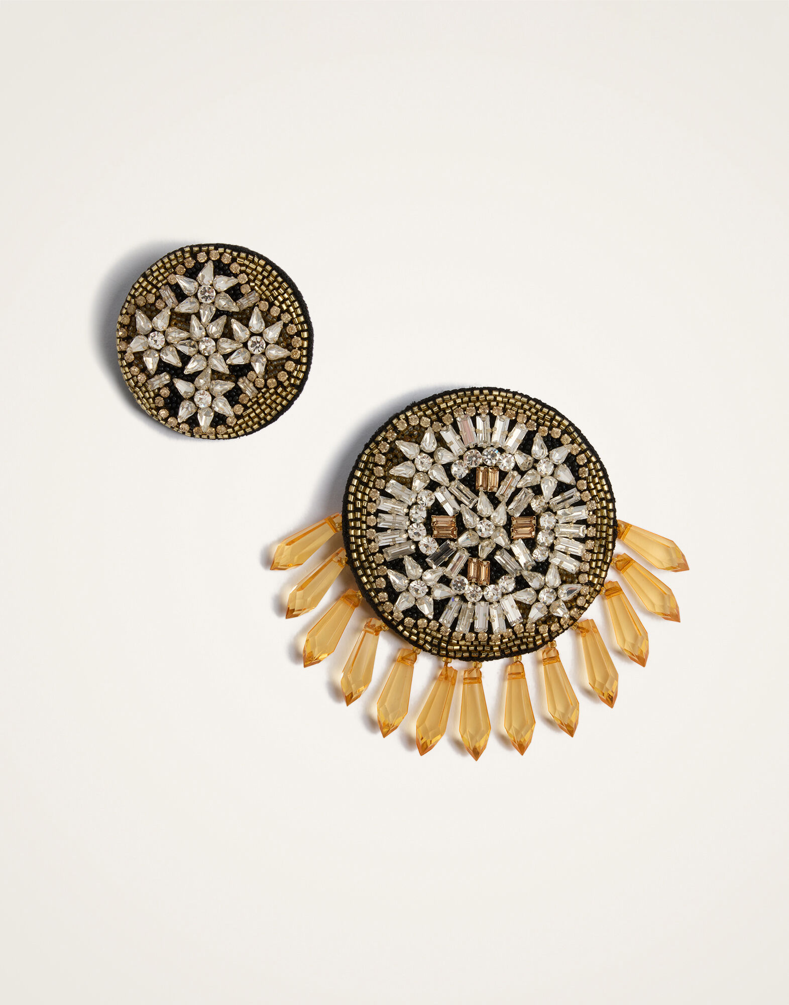 La DoubleJ Set Of 2 Pins Nucleus Champagne BCH0005EMB124NUC05YE07