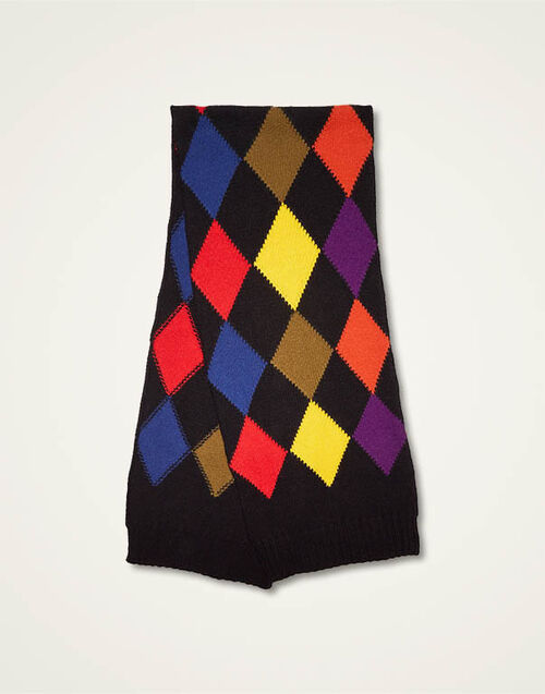 La DoubleJ Argyle Scarf Multicolor SCA0029KNI064VAR0126