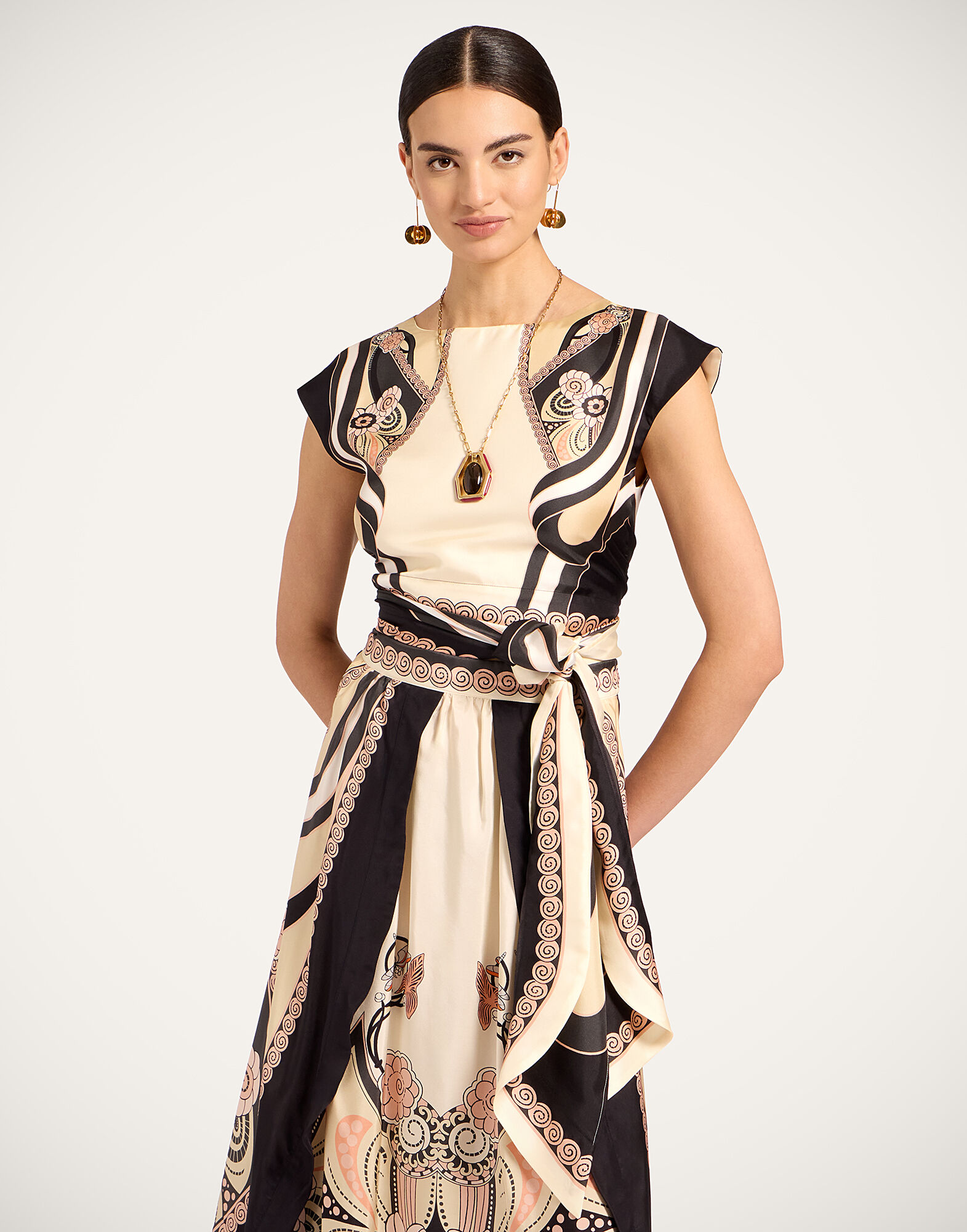 La DoubleJ Flip-Around Top Ambrosia Plac&eacute;e Pale Pink TOP0184SIL029AMB03PI02