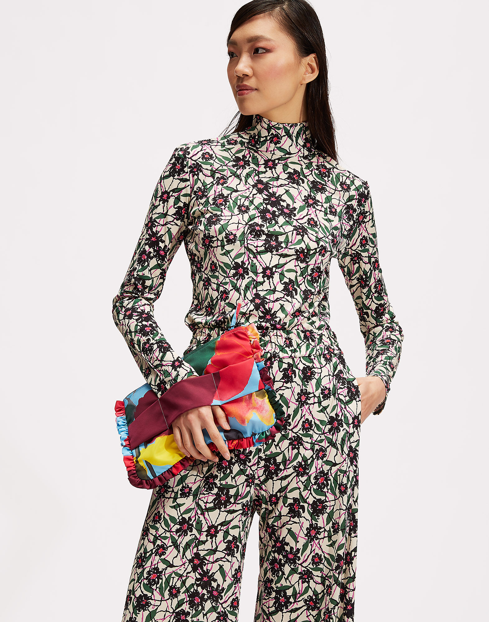 LaDoubleJ Hand Pochette Prom Azzurro BAG0002NYL001PRO0002