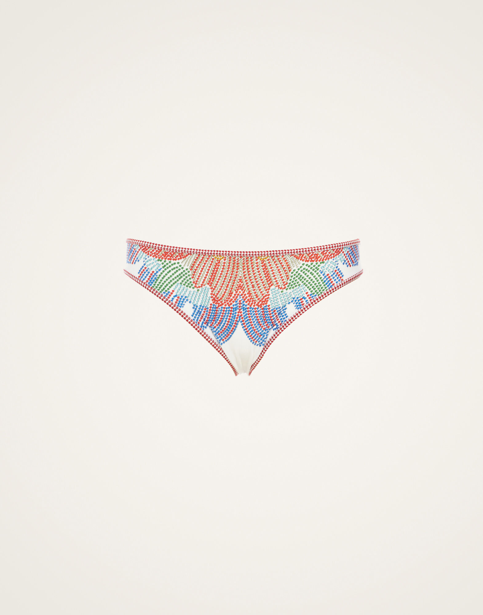 La DoubleJ Bikini Bottom Grenadilla Plac&eacute;e Off White SWI0033LYC003GRN01WH05