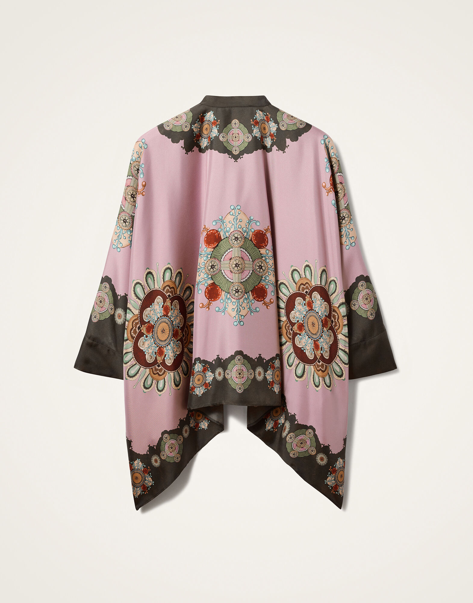 La DoubleJ Foulard Shirt Nucleus Plac&eacute;e Dusty Pink SHI0059SIL001NUC06PI10