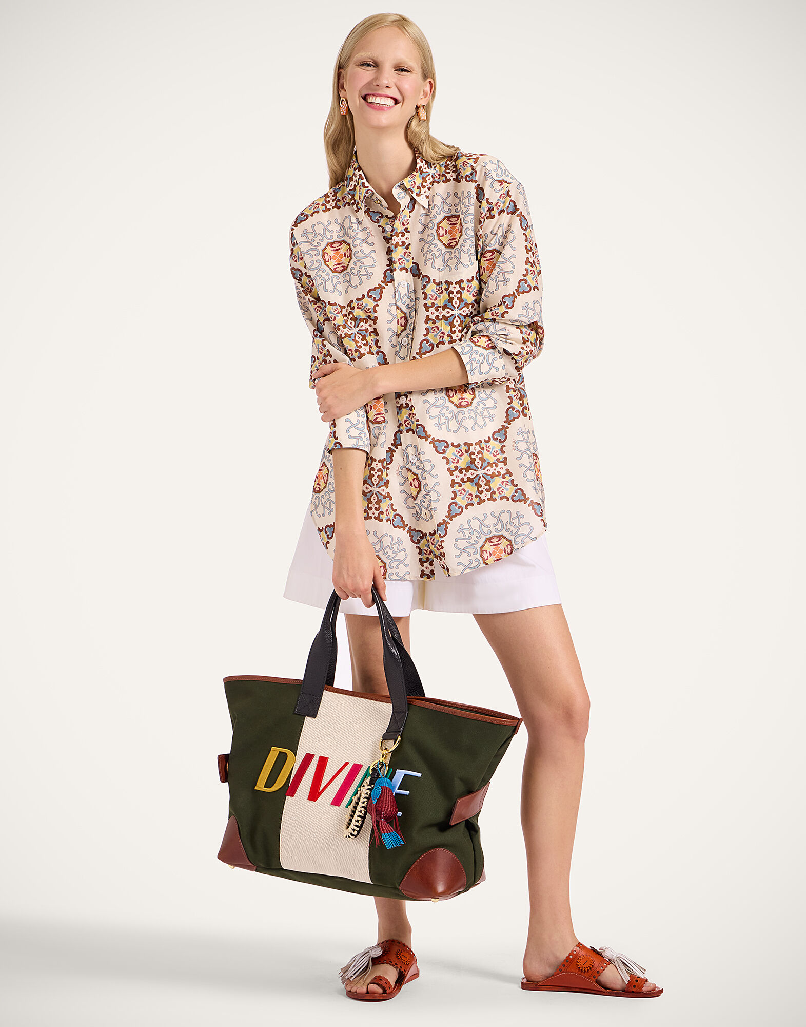 La DoubleJ Better Than Your Boyfriend's Shirt Ballata Ivory SHI0133SIL010BAL01WH04