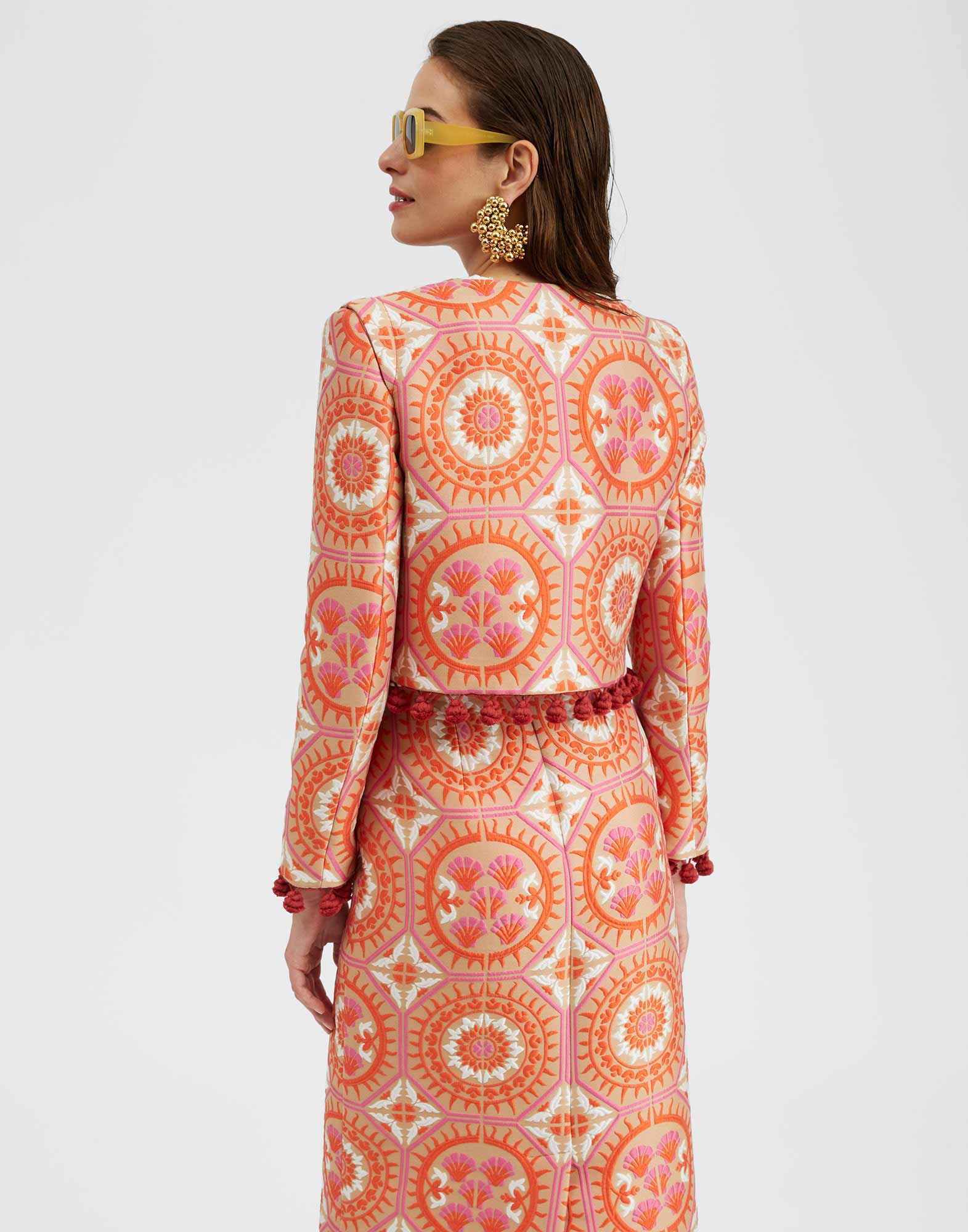 La DoubleJ Bijoux Jacket Sun Orange JAC0099JCQ074SUN01OR02