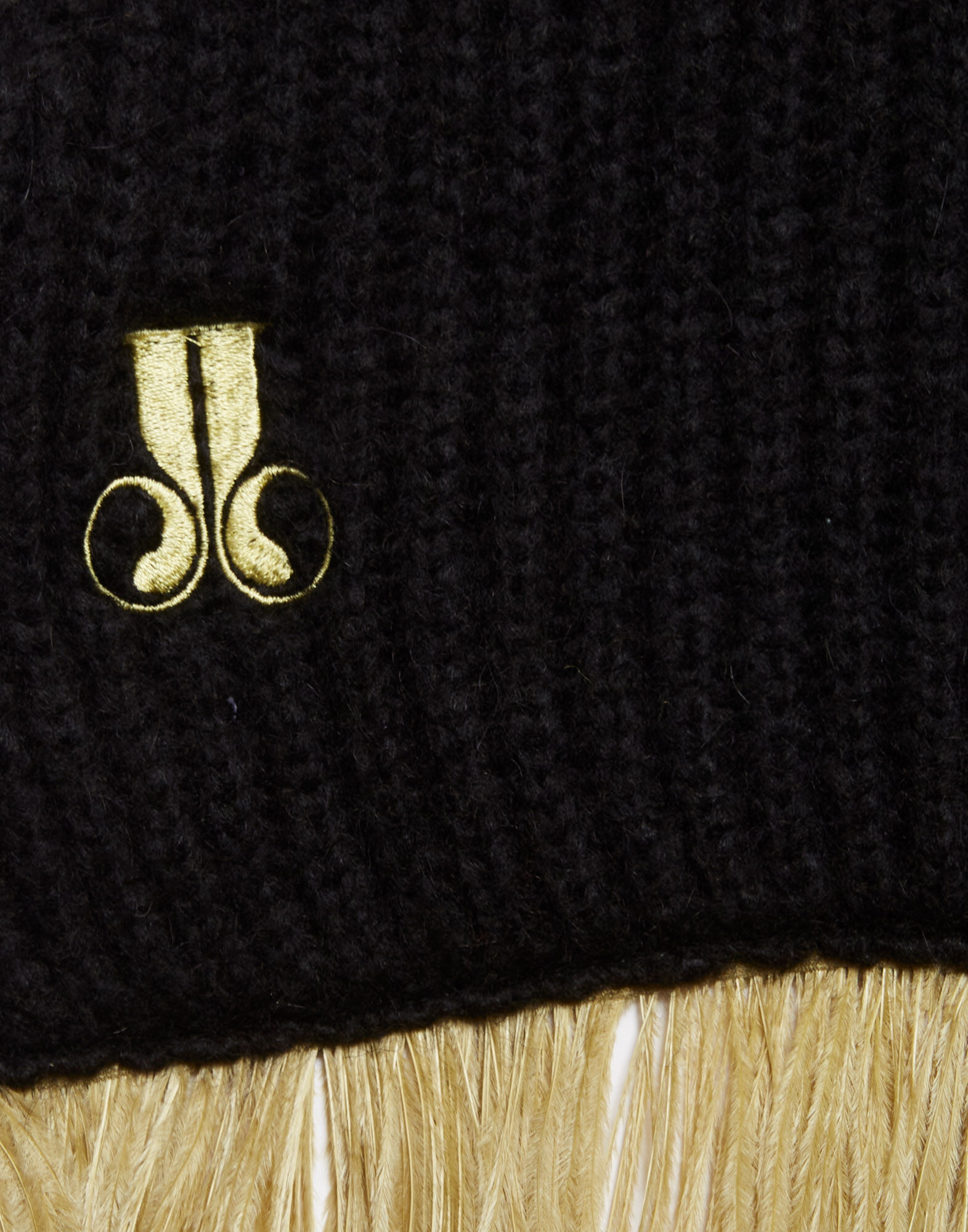 La DoubleJ High Kick Scarf Anthracite SCA0046KNI098VA213GY03