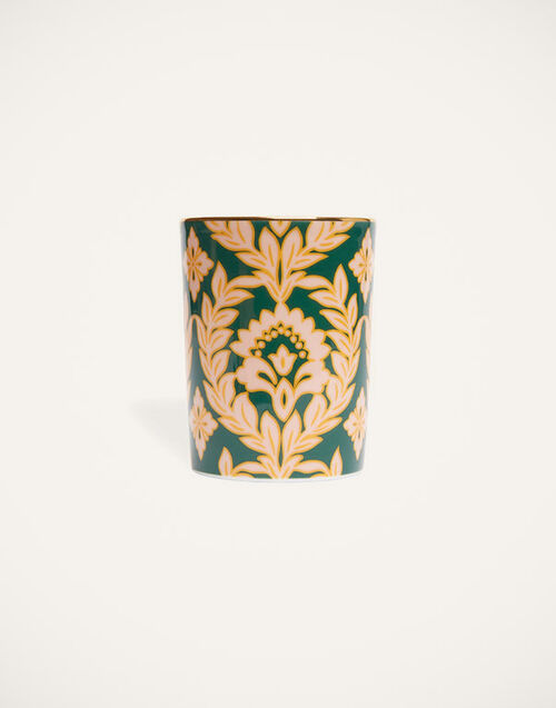 La DoubleJ Decorative Cup Green Garland VAS0008CER001GRL0005