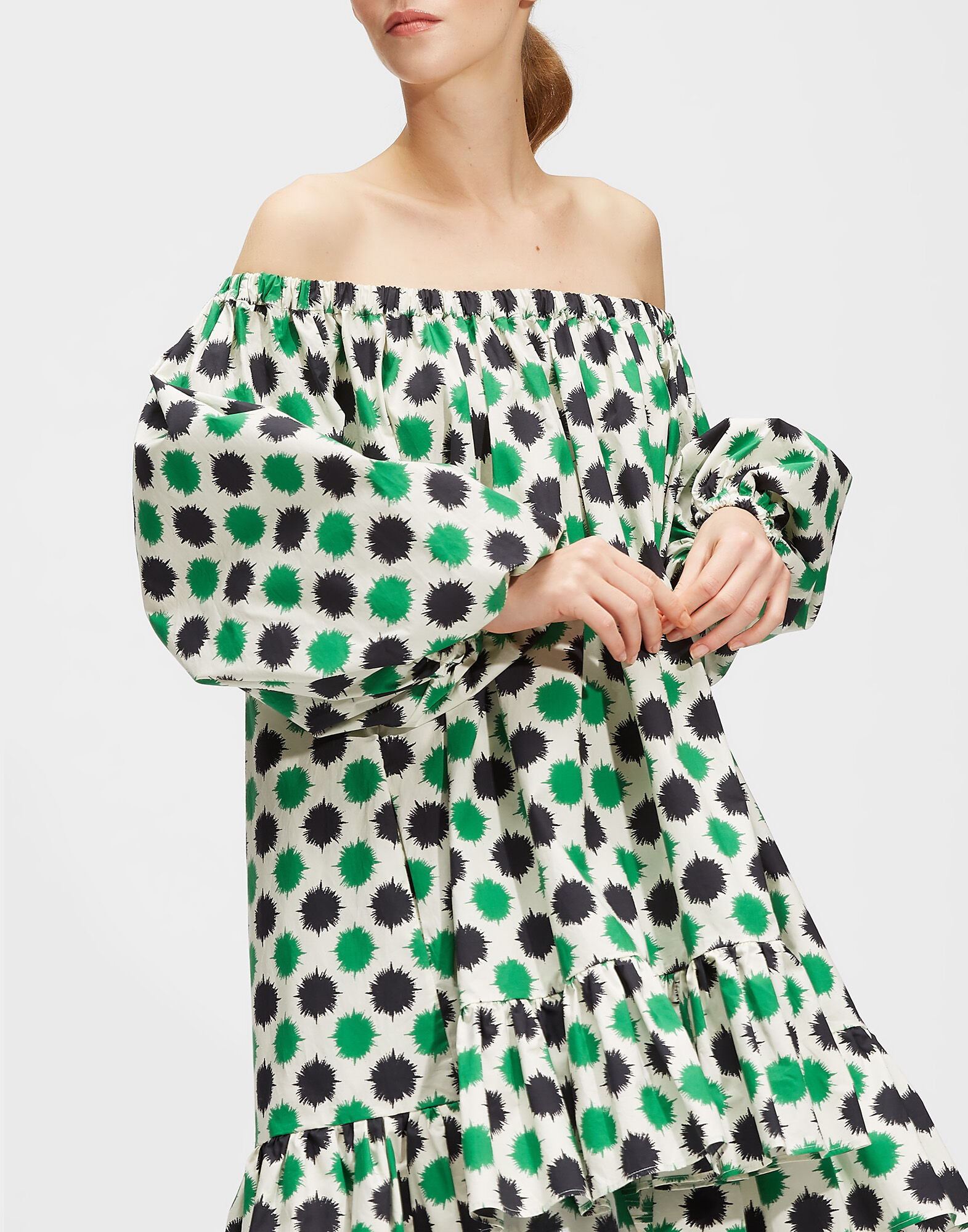 LaDoubleJ Short Paloma Dress Pom Pom DRE0162COT001PMP0001