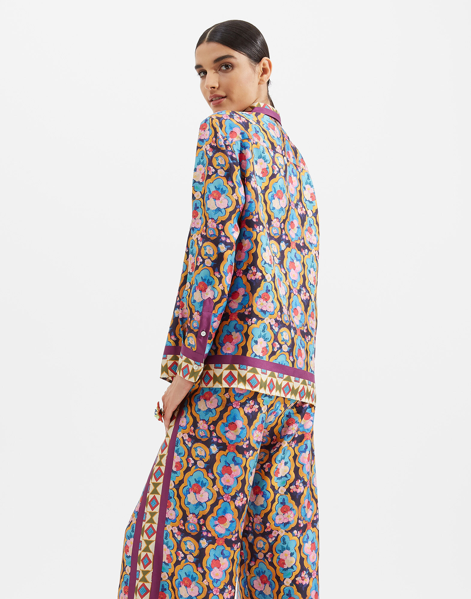 La DoubleJ Boy Shirt Matisse Plac&eacute;e SHI0040SIL006MAT0002