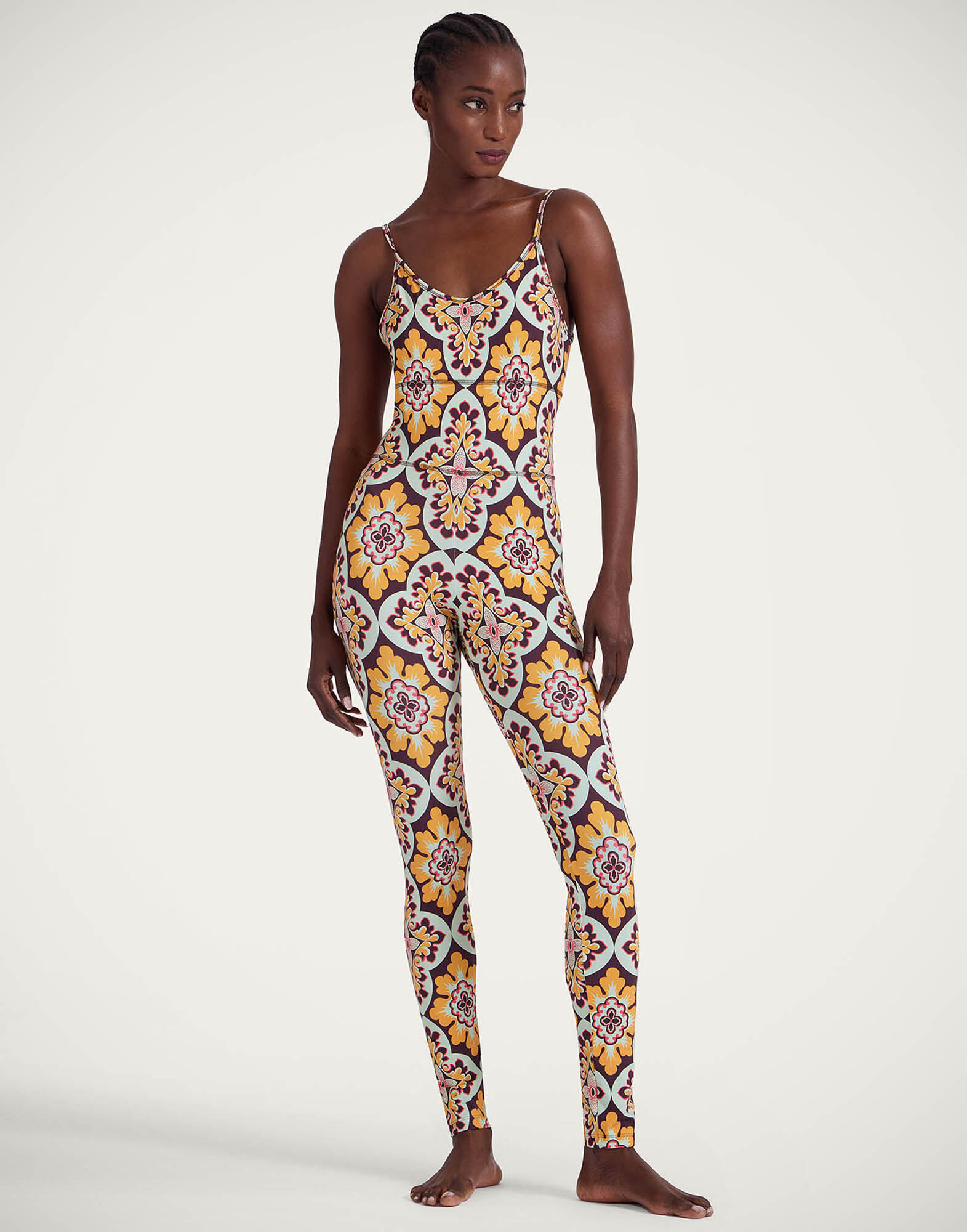 La DoubleJ Magica Catsuit Palazzo Yellow DRE0817JER049PAL05YE02