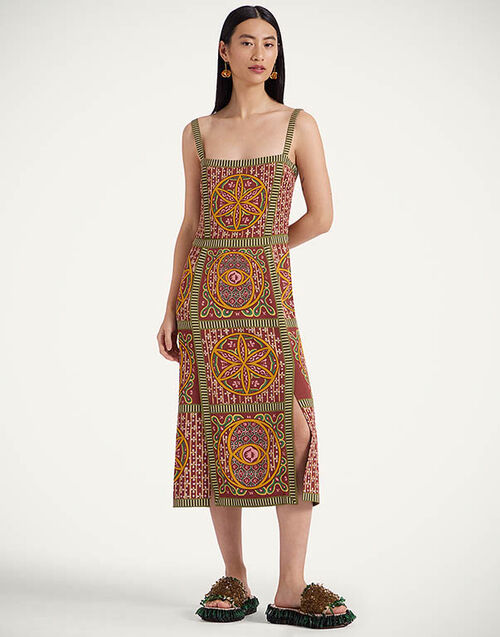 La DoubleJ Buy Me A Martini Dress Eclipse Placée Yellow DRE0673VIS011ECL05YE02