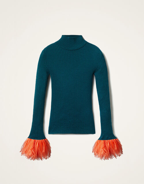 La DoubleJ High Kick Top Blue PUL0167KNI091VA196BU05