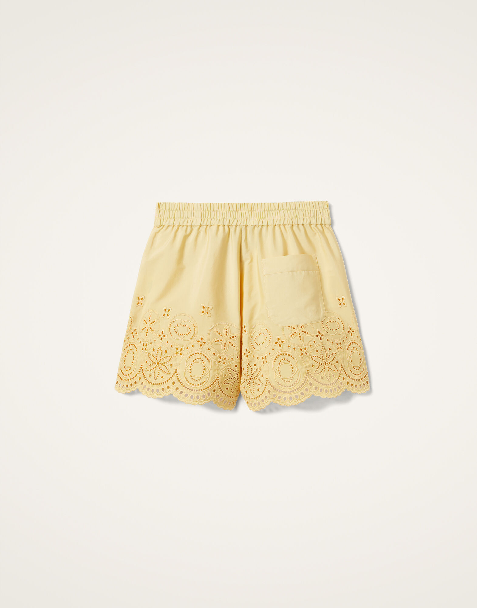 La DoubleJ Pull-Up Shorts Eclipse Light Yellow TRO0161SAN005ECL03YE01