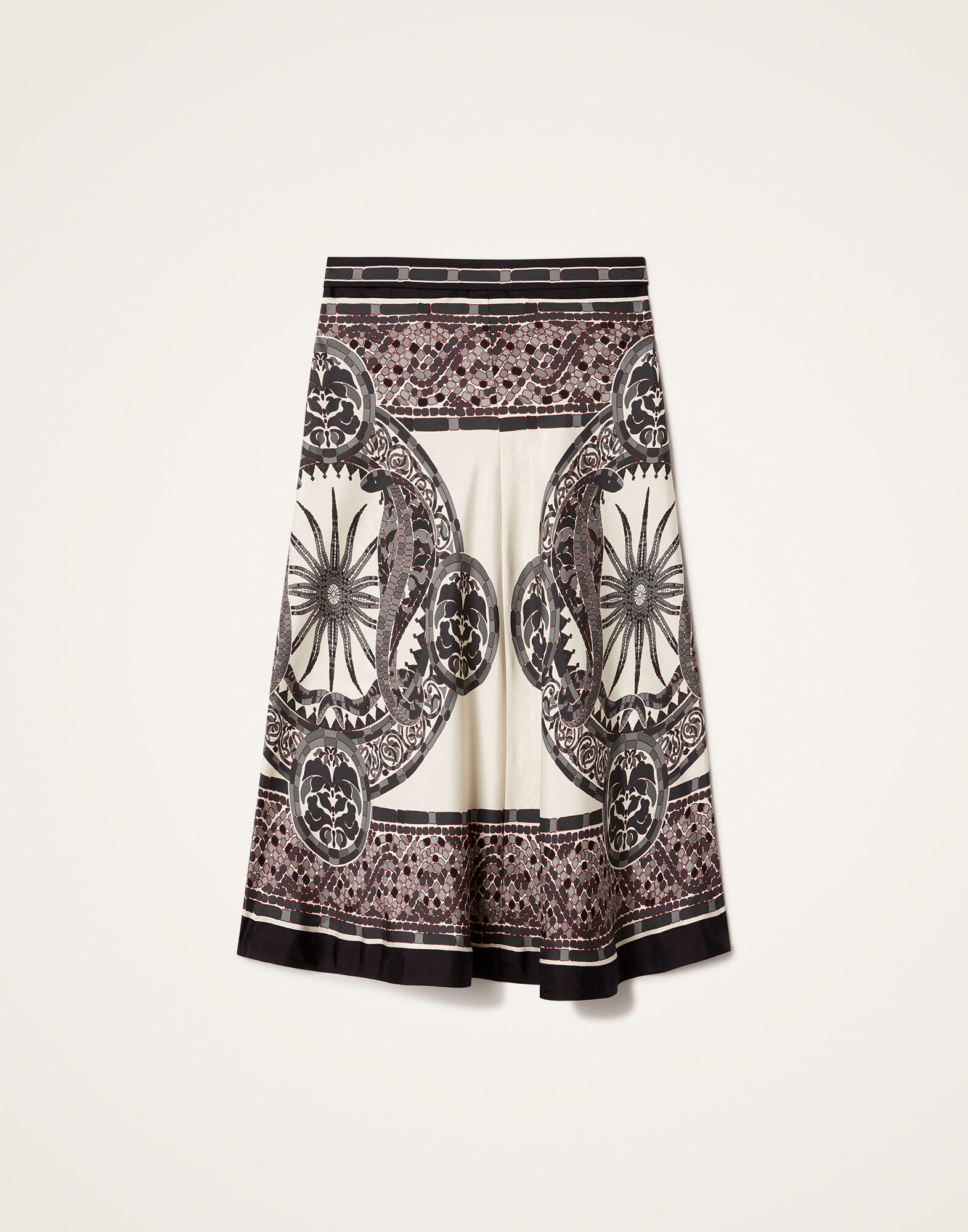 La DoubleJ Pareo Midi Skirt Cobra Plac&eacute;e Grey SKI0142SIL006COB01GY02