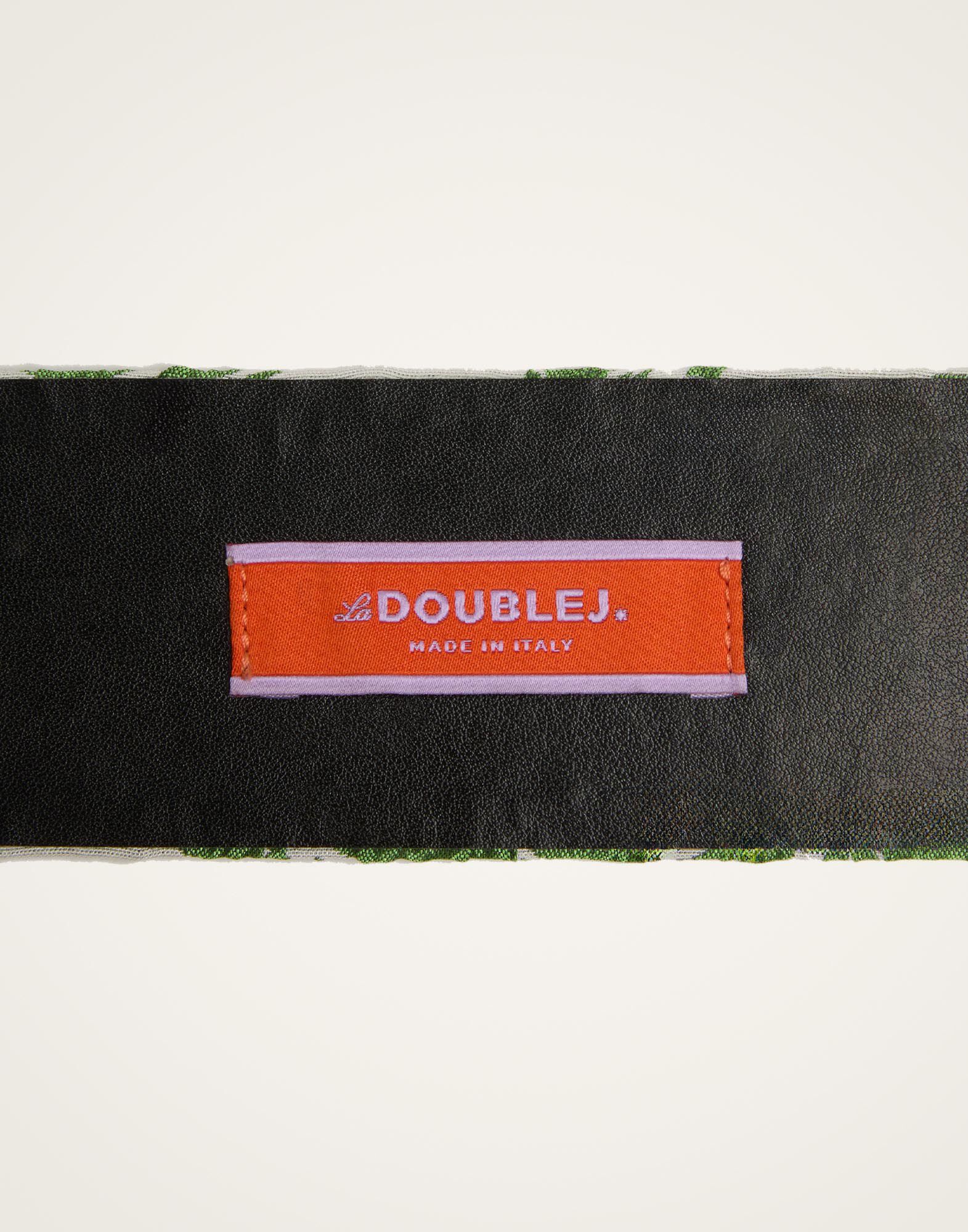 La DoubleJ Medium Belt Tropicana White BEL0007JCQ112TRC03WH01