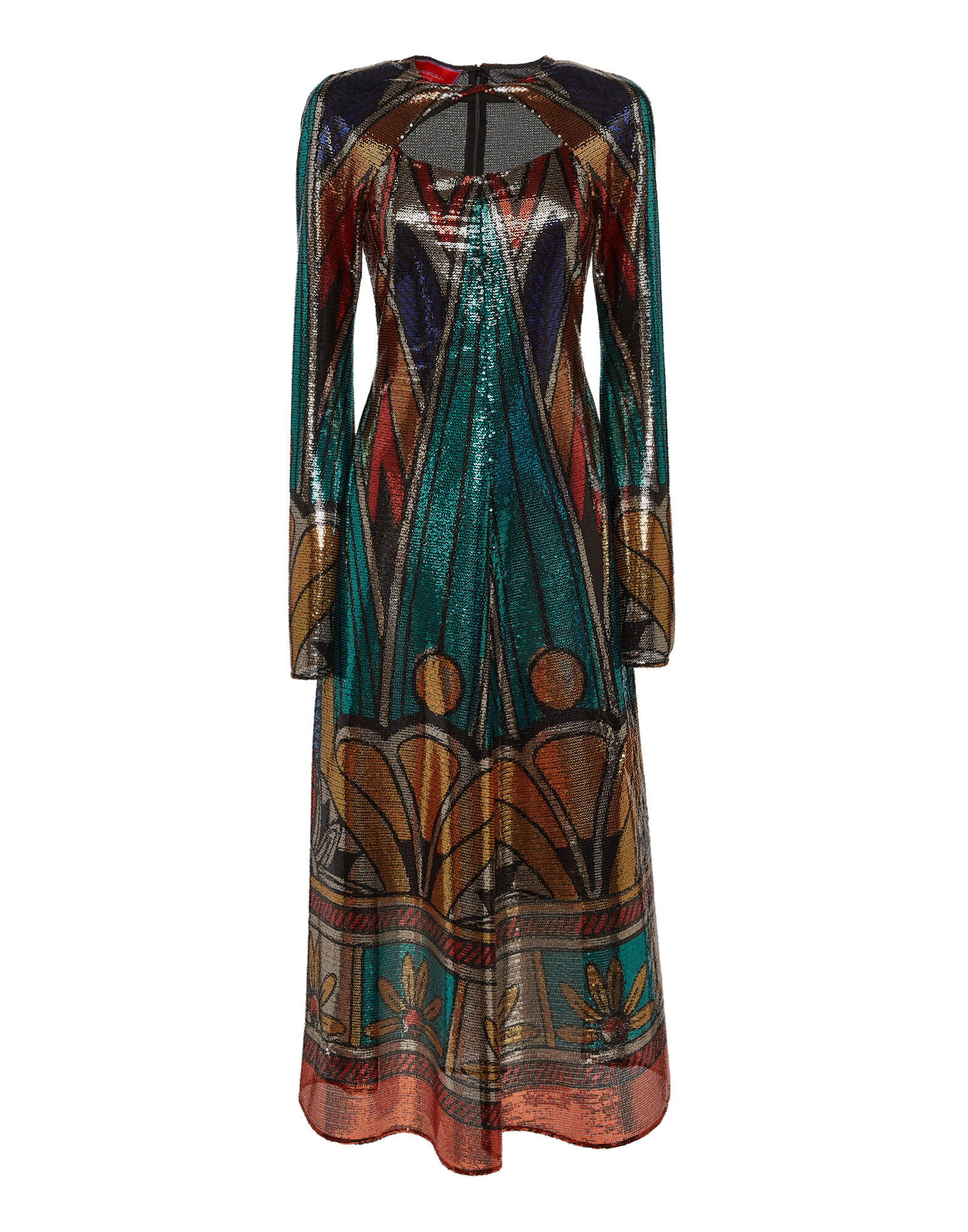 La DoubleJ Farfalla Dress Philae Plac&eacute;e DRE0588PAI002PHI01MU01