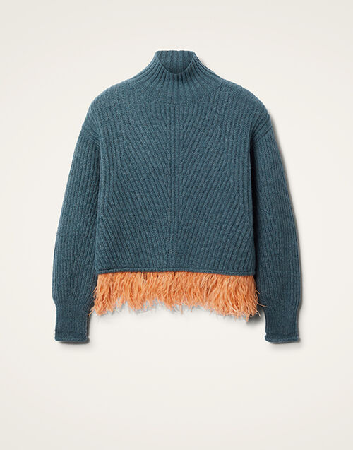 La DoubleJ High Kick Sweater Blue PUL0174KNI098VA210BU07