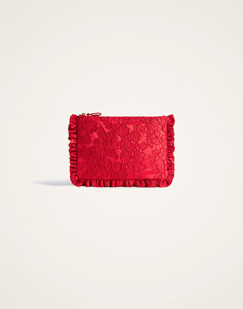 La DoubleJ Hand Pochette Peony Red BAG0059JCQ111PEO04RE01