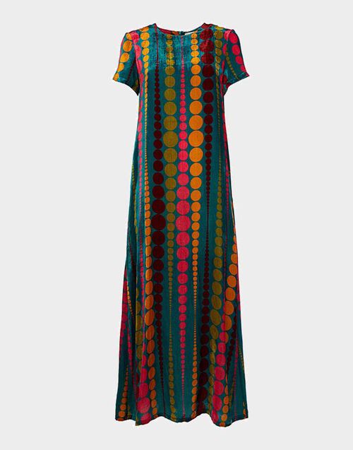 La DoubleJ Swing Dress Bubbles DRE0001VEL004BUB0001