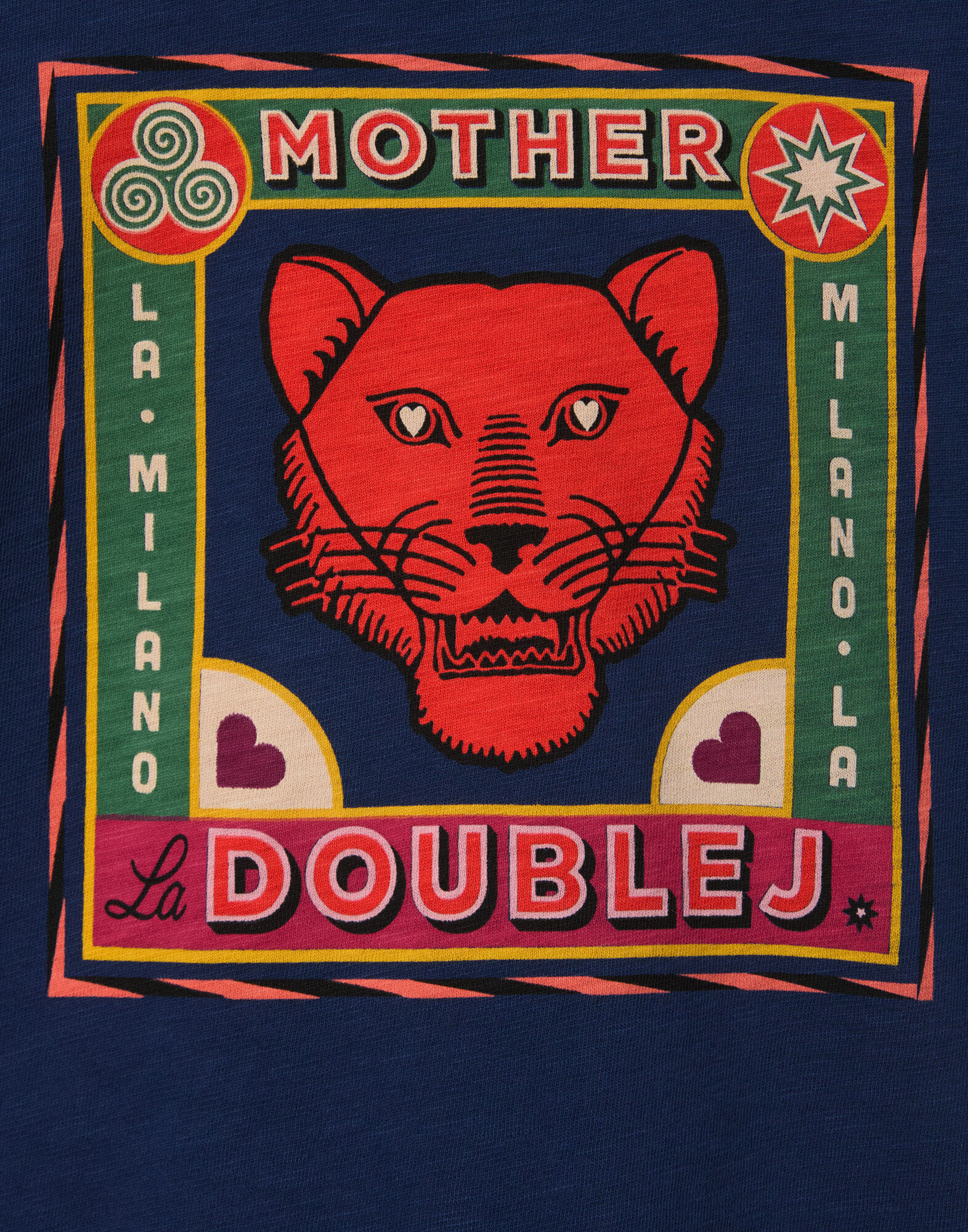 La DoubleJ The Sinful T-Shirt Runs In The Family Blue TSH0063JER059RUN01BU03