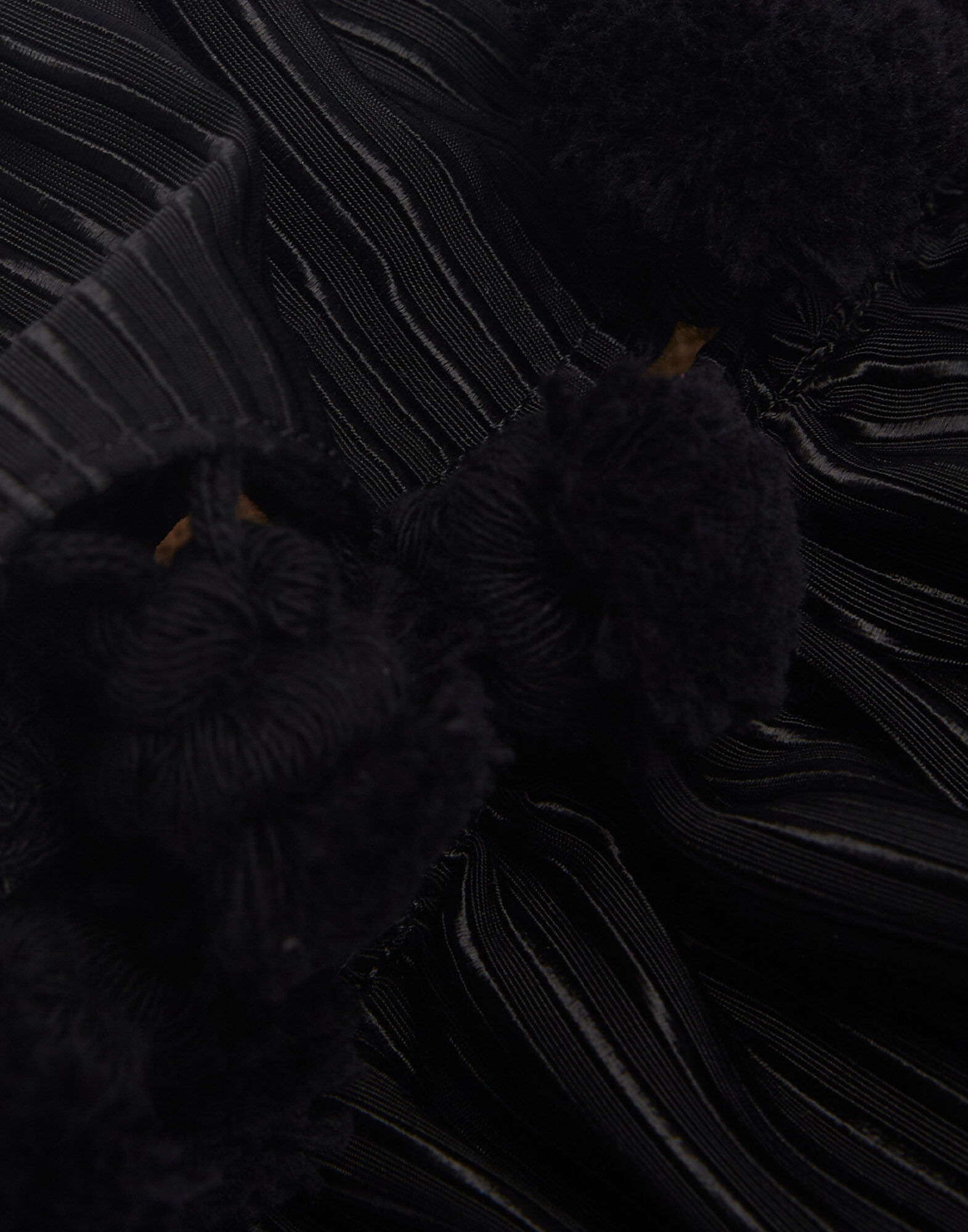 La DoubleJ Pimento Slide Solid Black SHO0104NAS004SOLIDBL01