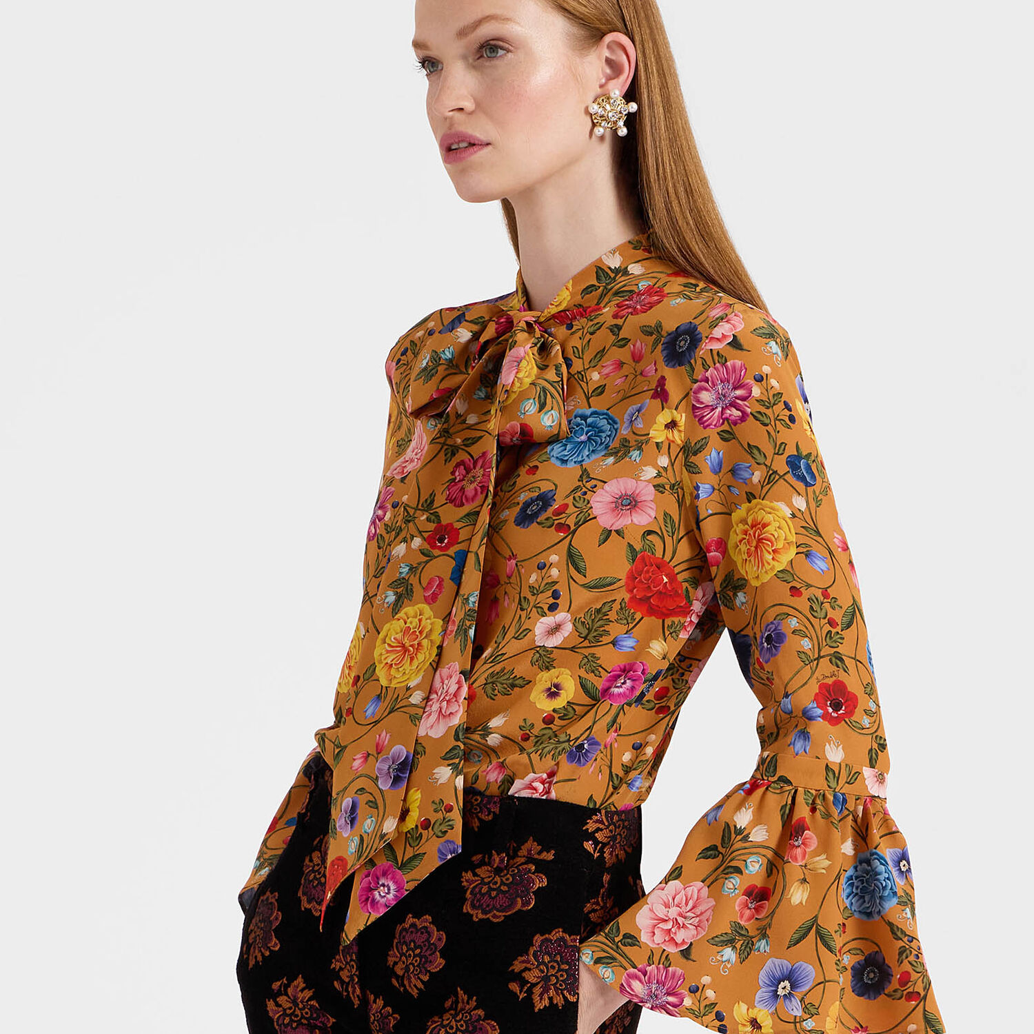 La Doublej Happy Wrist Top In Botticelli Rust