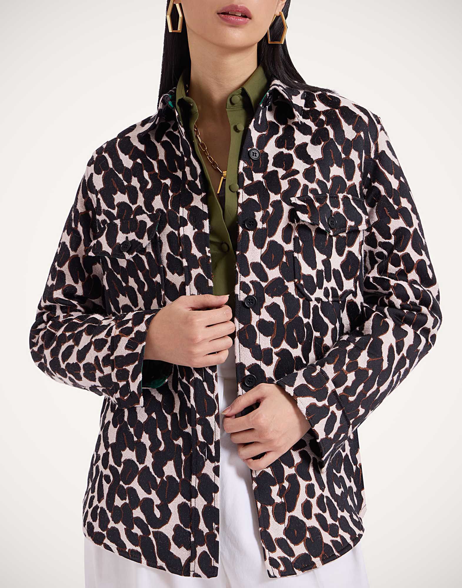 La DoubleJ Better Than Your Boyfirend's Jacket Leopard Brown JAC0112JCQ014LEO01BR30