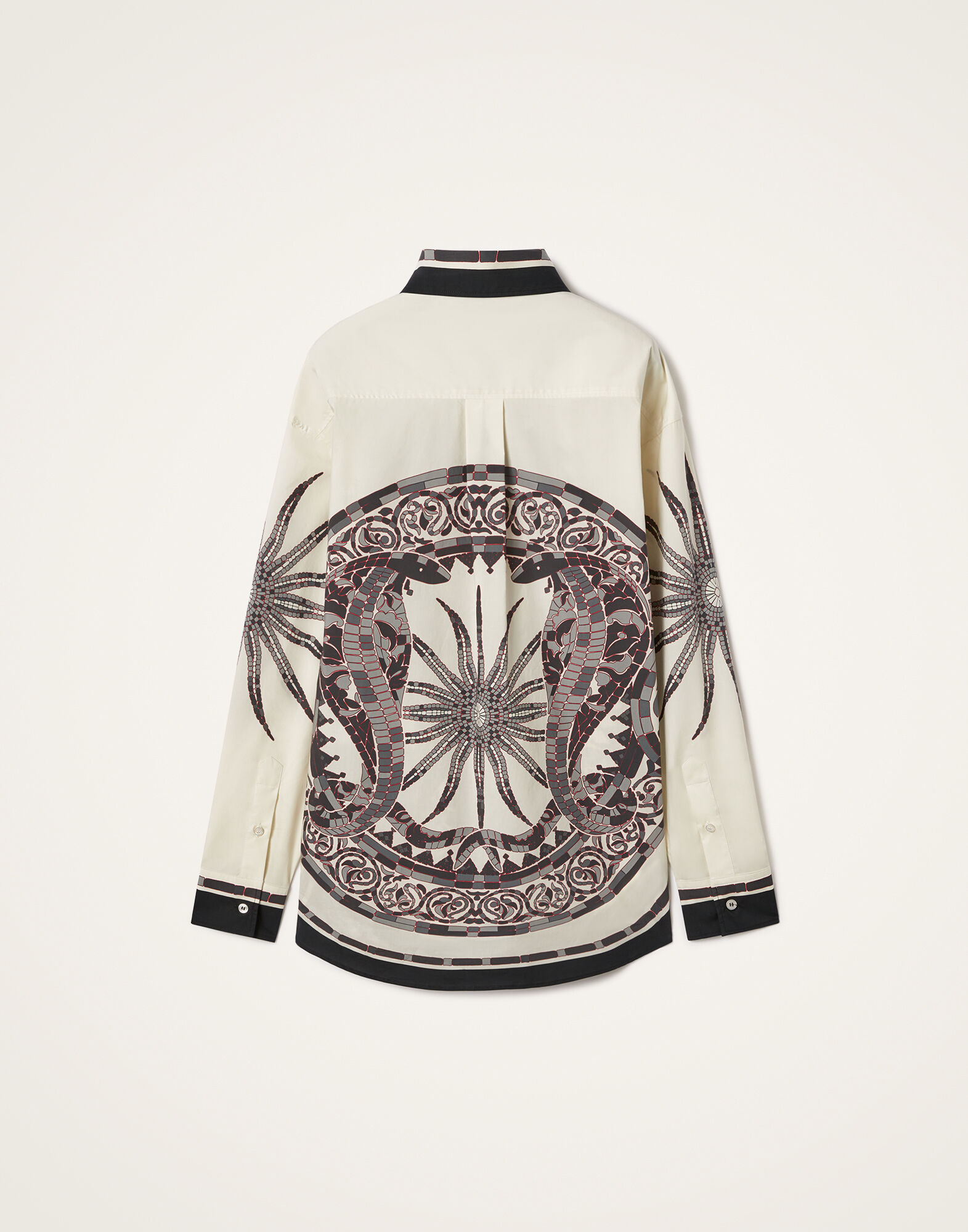 La DoubleJ Better Than Your Boyfriend's Shirt Cobra Plac&eacute;e Grey SHI0092COT015COB01GY02