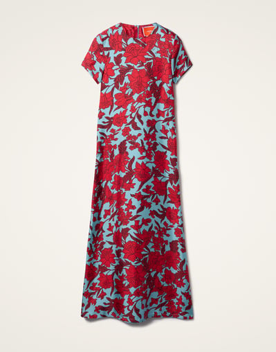Swing Dress in Lilium Turchese for Women | La DoubleJ US Swing Dress in Lilium Turchese for Women | La DoubleJ US