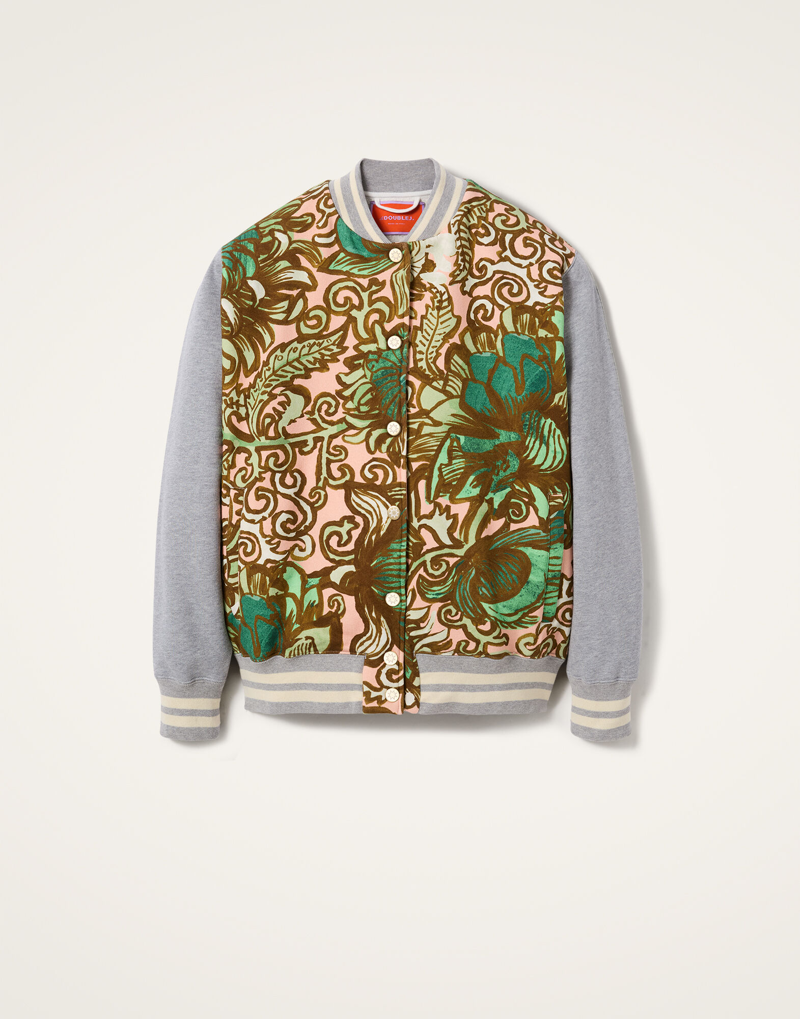 La DoubleJ Varsity Bomber Anemone Pink JAC0064JER028ANE02GR05