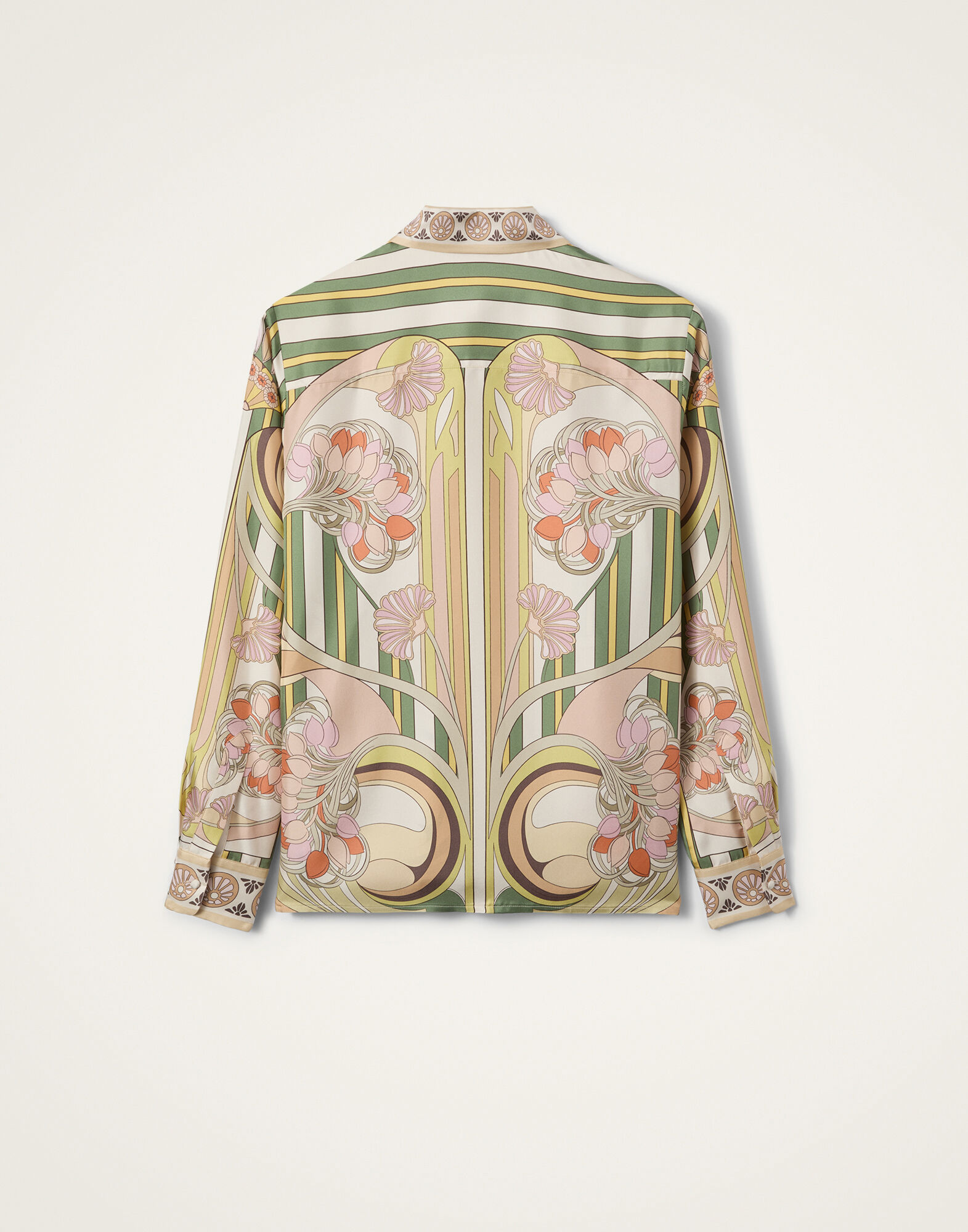 La DoubleJ Boy Shirt Tulip Plac&eacute;e Pale Pink SHI0040SIL006TUL07PI02