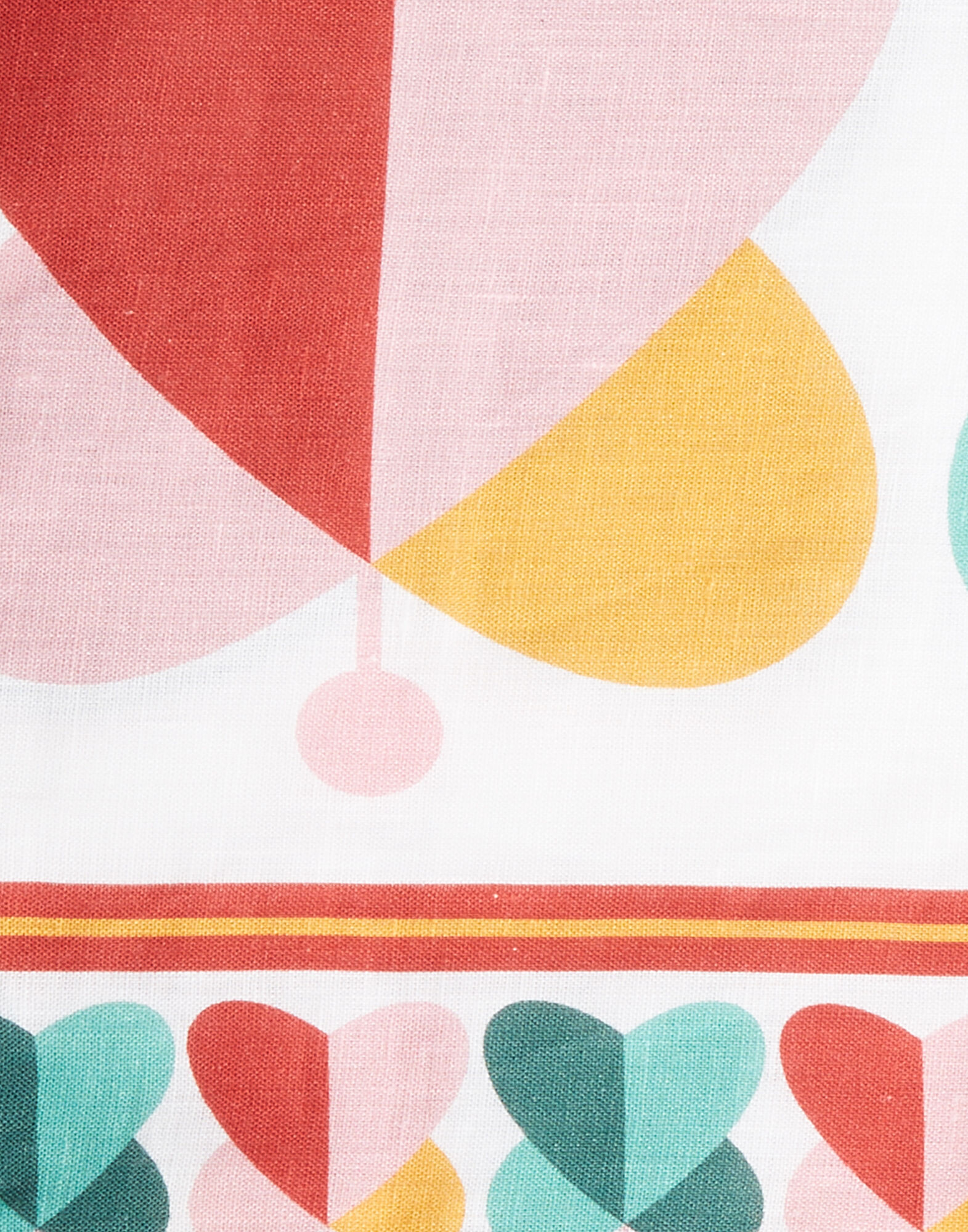 La DoubleJ Large Tablecloth (180x350) Farfalle Ring (Placed) TBC0003LIN001FAR0005