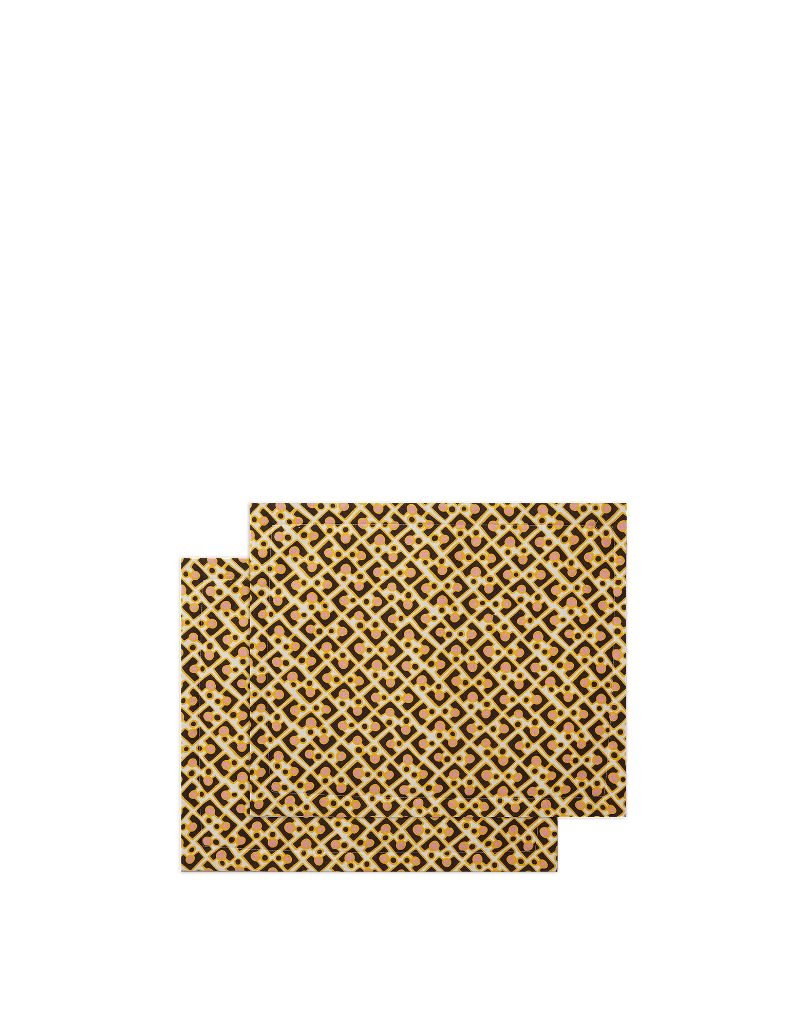 La DoubleJ Placemat Set Of 2 Puzzle Rosa TBM0001LIN001PUZ0002